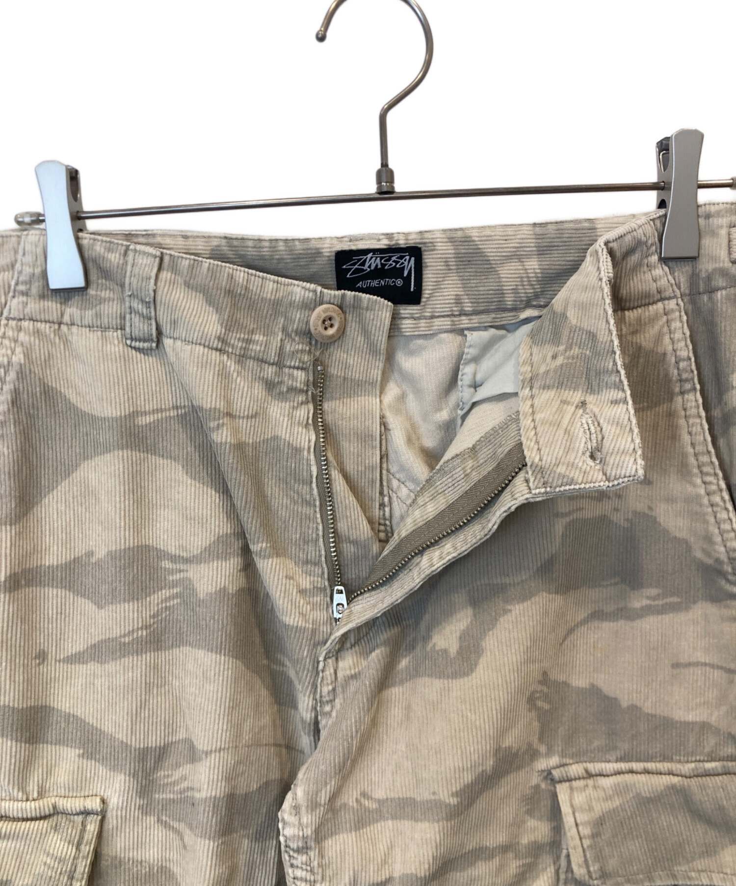 中古・古着通販】stussy (ステューシー) 迷彩 コーデュロイカーゴ