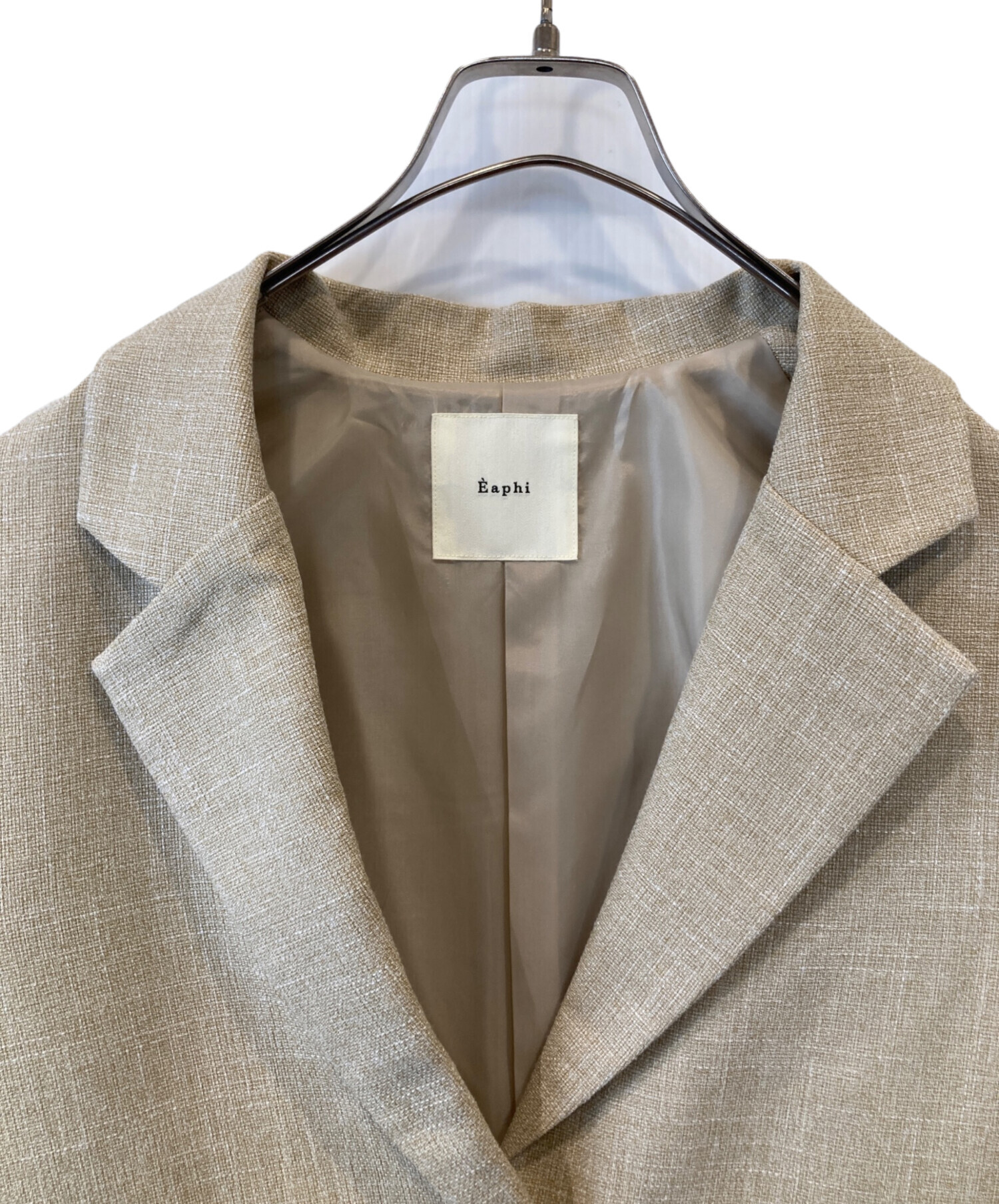 中古・古着通販】Eaphi (エフィ) LINEN LIKE OVER JACKET 83001-0459