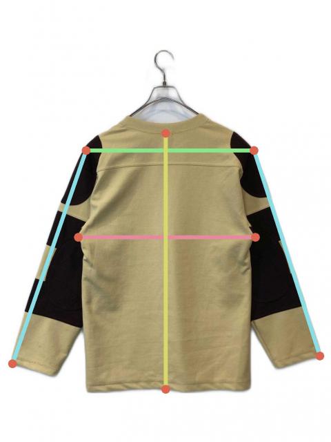 中古・古着通販】Mediam (ミディアム) Football Long Tee MD10-0038