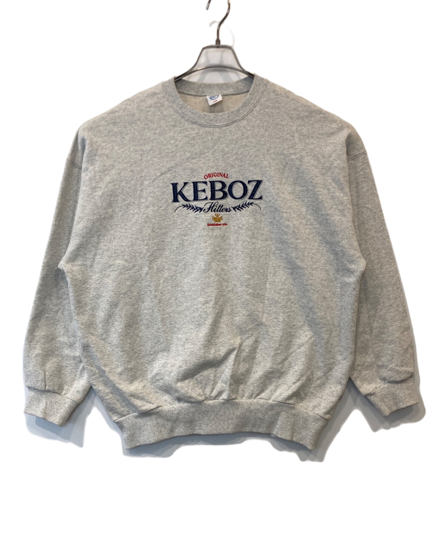 KEBOZ ケボズ ビッグシルエット スウェット プリント 刺繍ロゴ KEBOZ ケボズ ビッグシルエット スウェット プリント 刺繍ロゴ