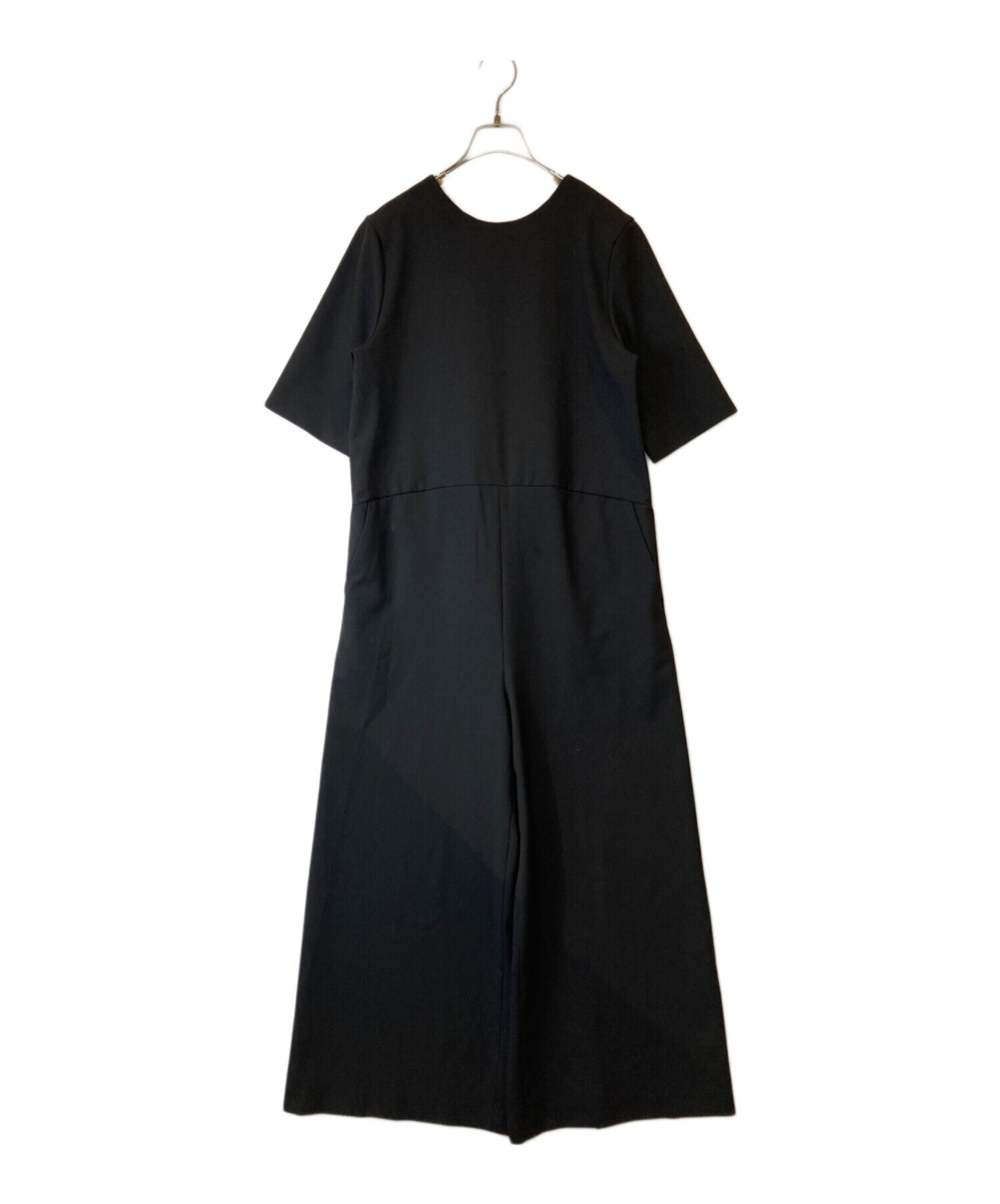 新品 Whim Gazette ウィム ガゼット オックスオールインワン 黒 中古・古着通販】Whim Gazette (ウィムガゼット) ドライストレッチ