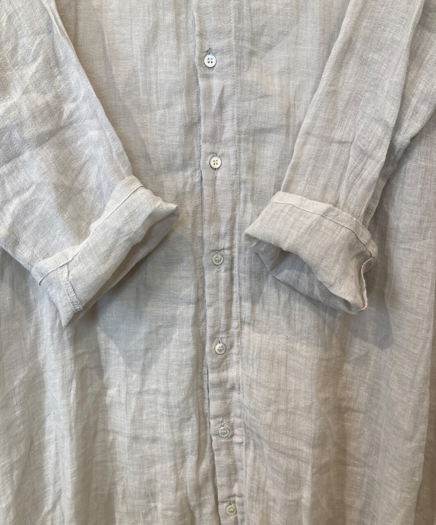 中古・古着通販】nest Robe (ネストローブ) リネンガーゼイレギュラー 