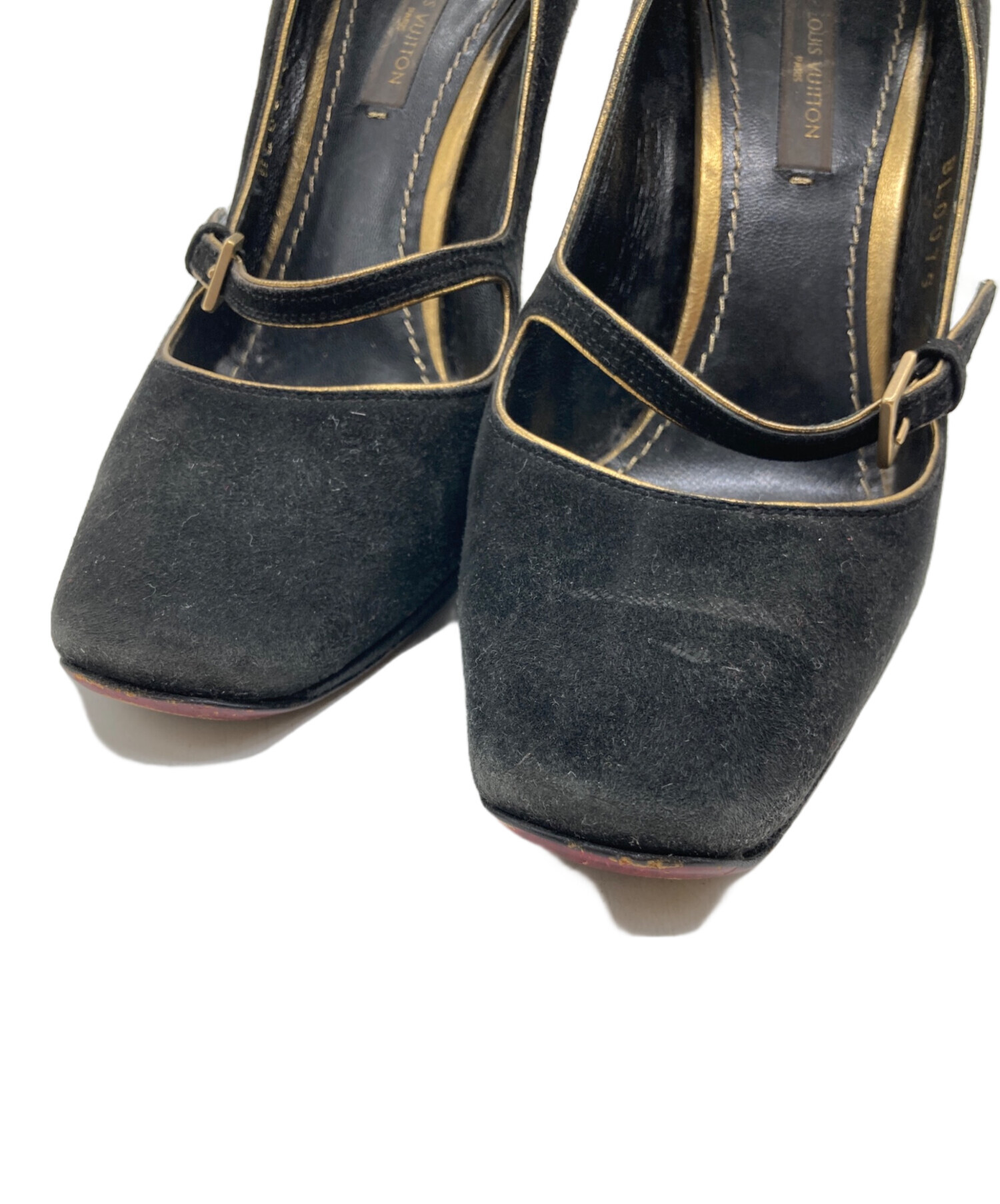 中古・古着通販】LOUIS VUITTON (ルイ ヴィトン) スウェードハイヒール