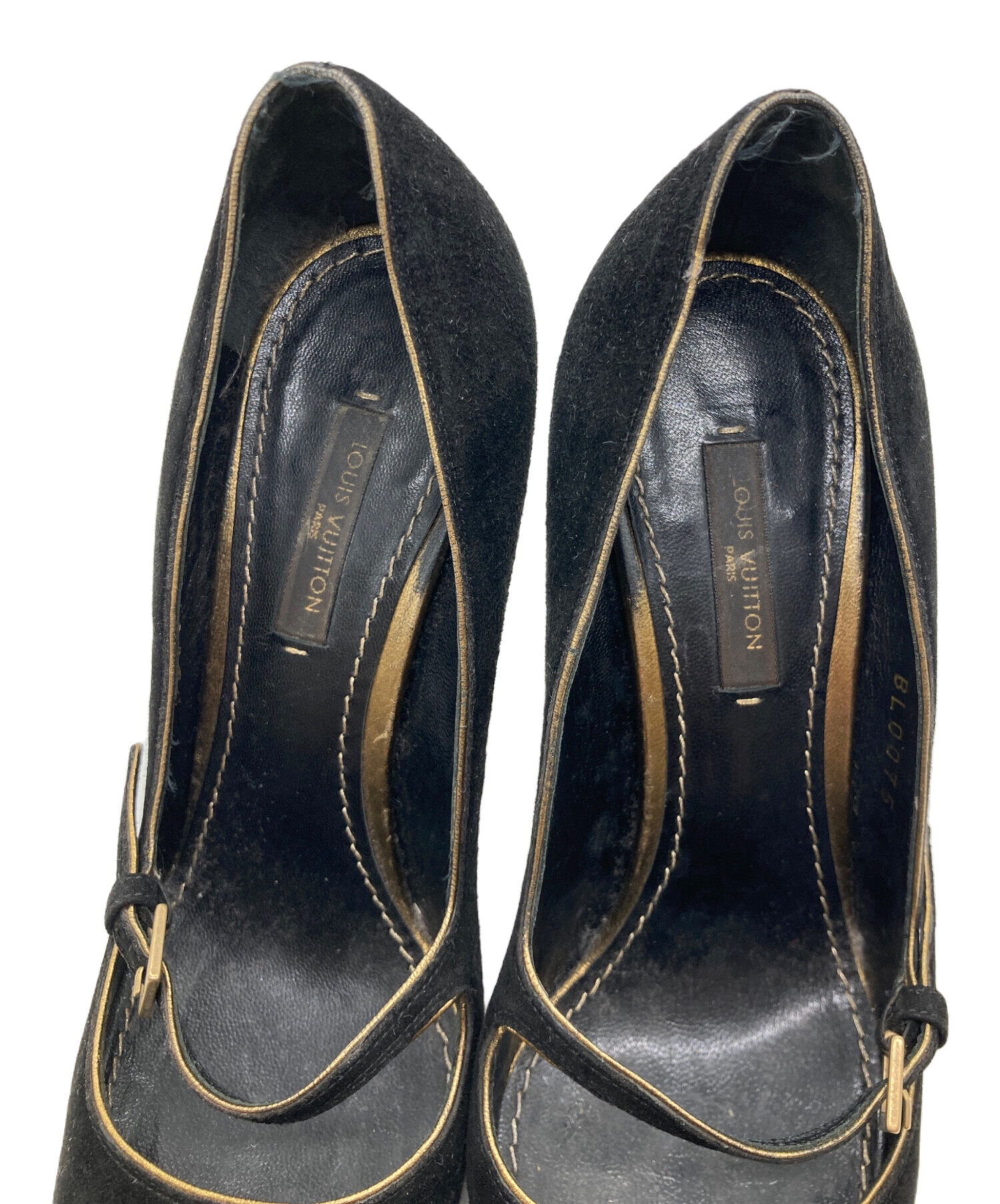 中古・古着通販】LOUIS VUITTON (ルイ ヴィトン) スウェードハイヒール