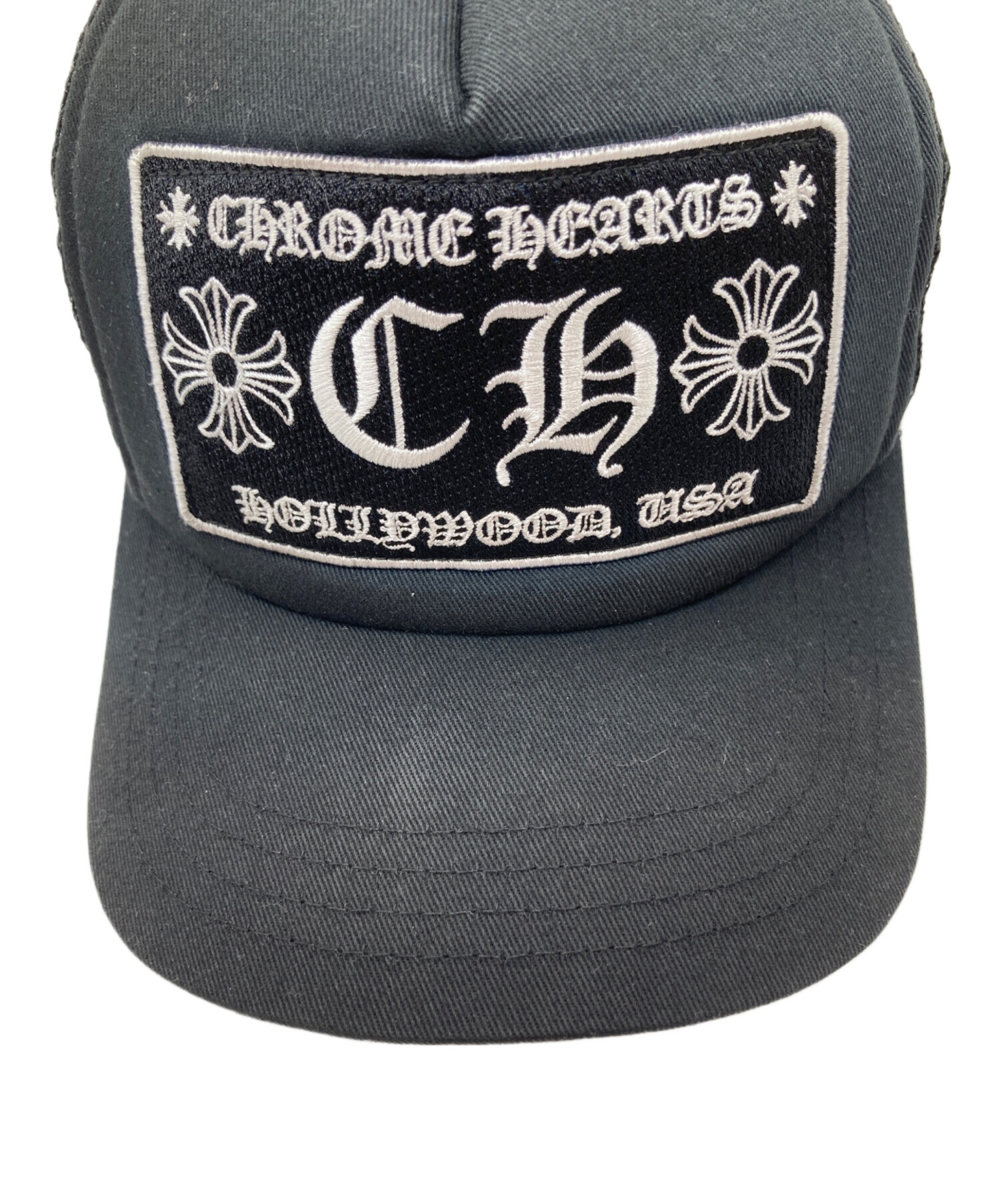 CHROME HEARTS ブラック トラッカー キャップ ホースシュー 美品 