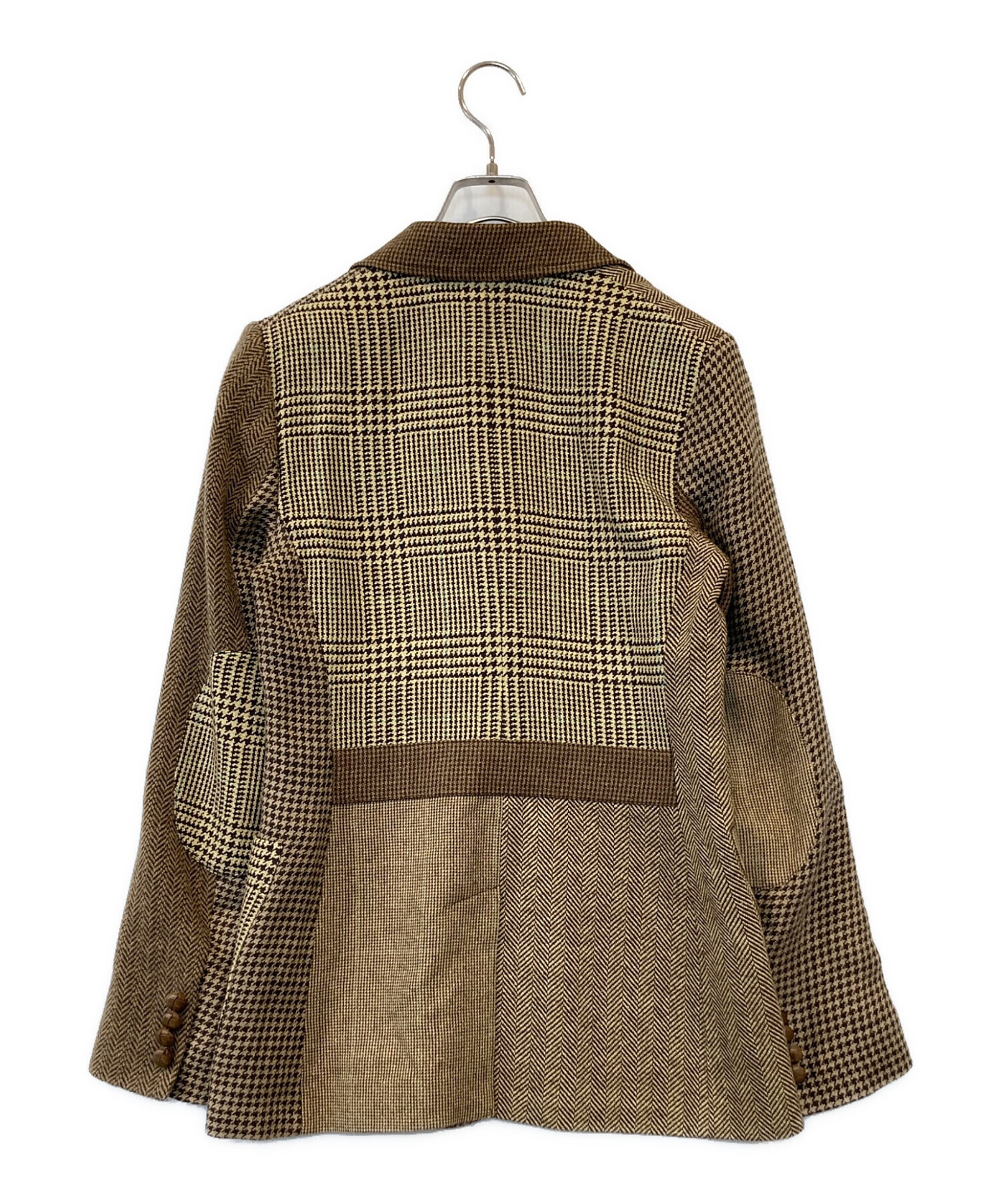 ラルフローレン パッチワーク テーラードジャケット サイズ６（165/92A） 中古・古着通販】POLO RALPH LAUREN (ポロ・ラルフローレン) パッチ