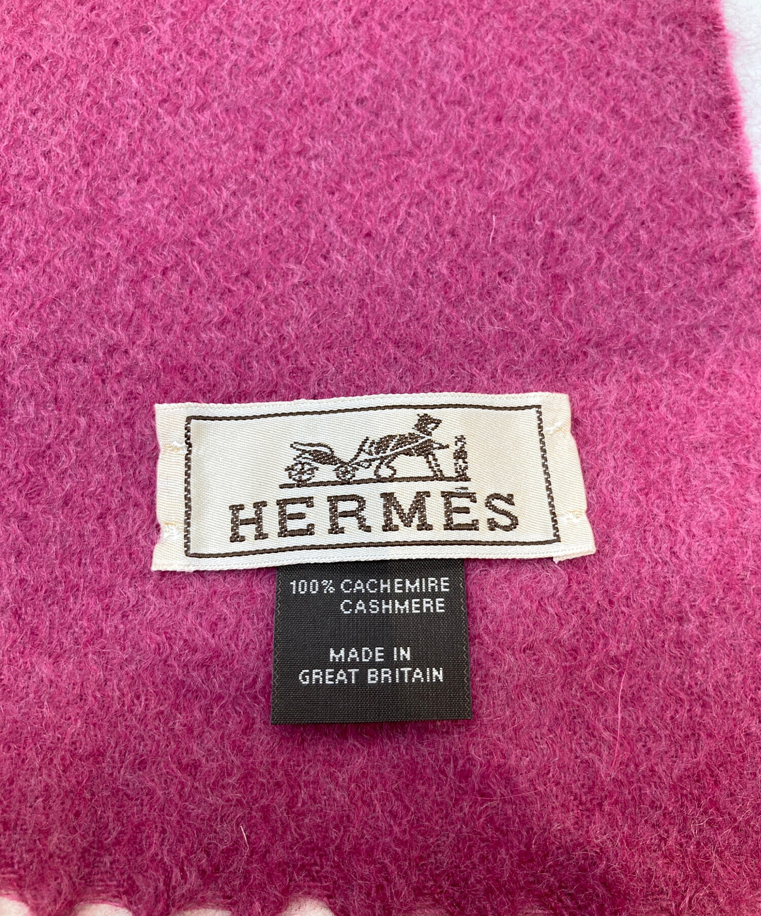 中古・古着通販】HERMES (エルメス) マフラー 馬蹄柄 ホースシュー柄