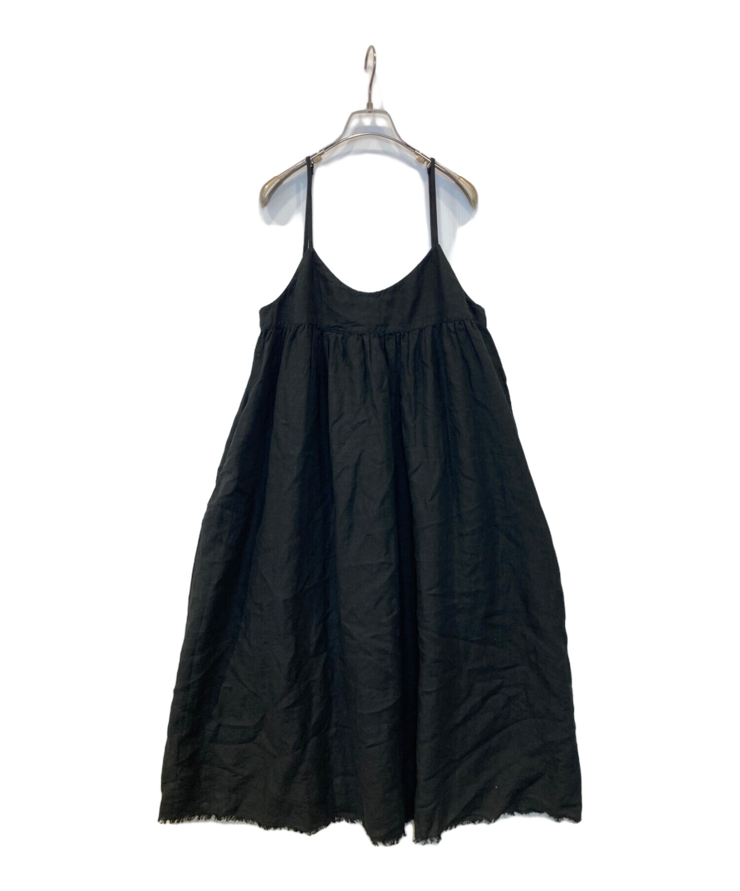 ネストローブ リネンレースヘムキャミソール nest robe 大人が纏う