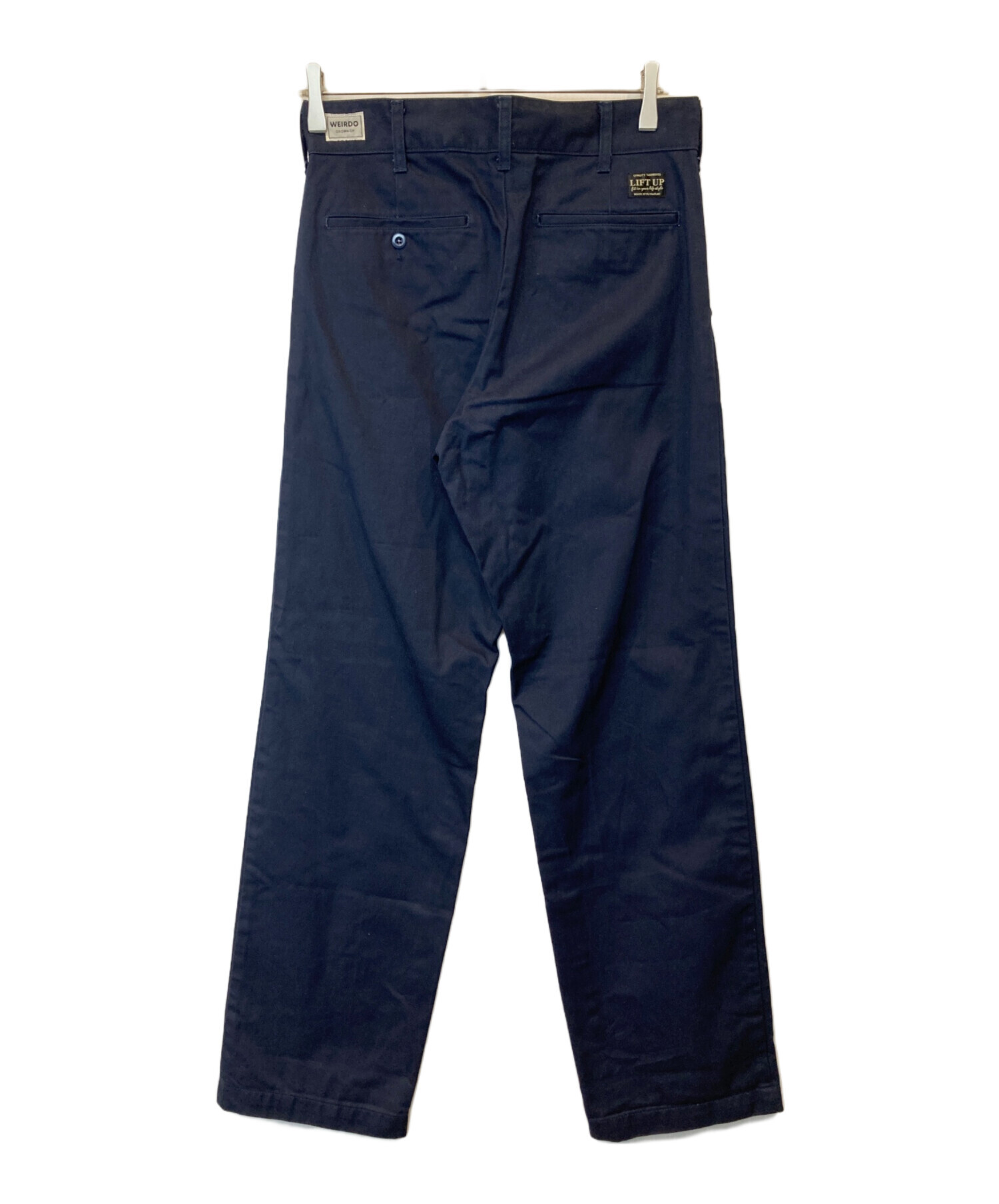 WEIRDO × LIFT UP リフトアップ チノパン ネイビー 32 中古・古着通販】LIFT UP (リフトアップ) ワークパンツ ネイビー