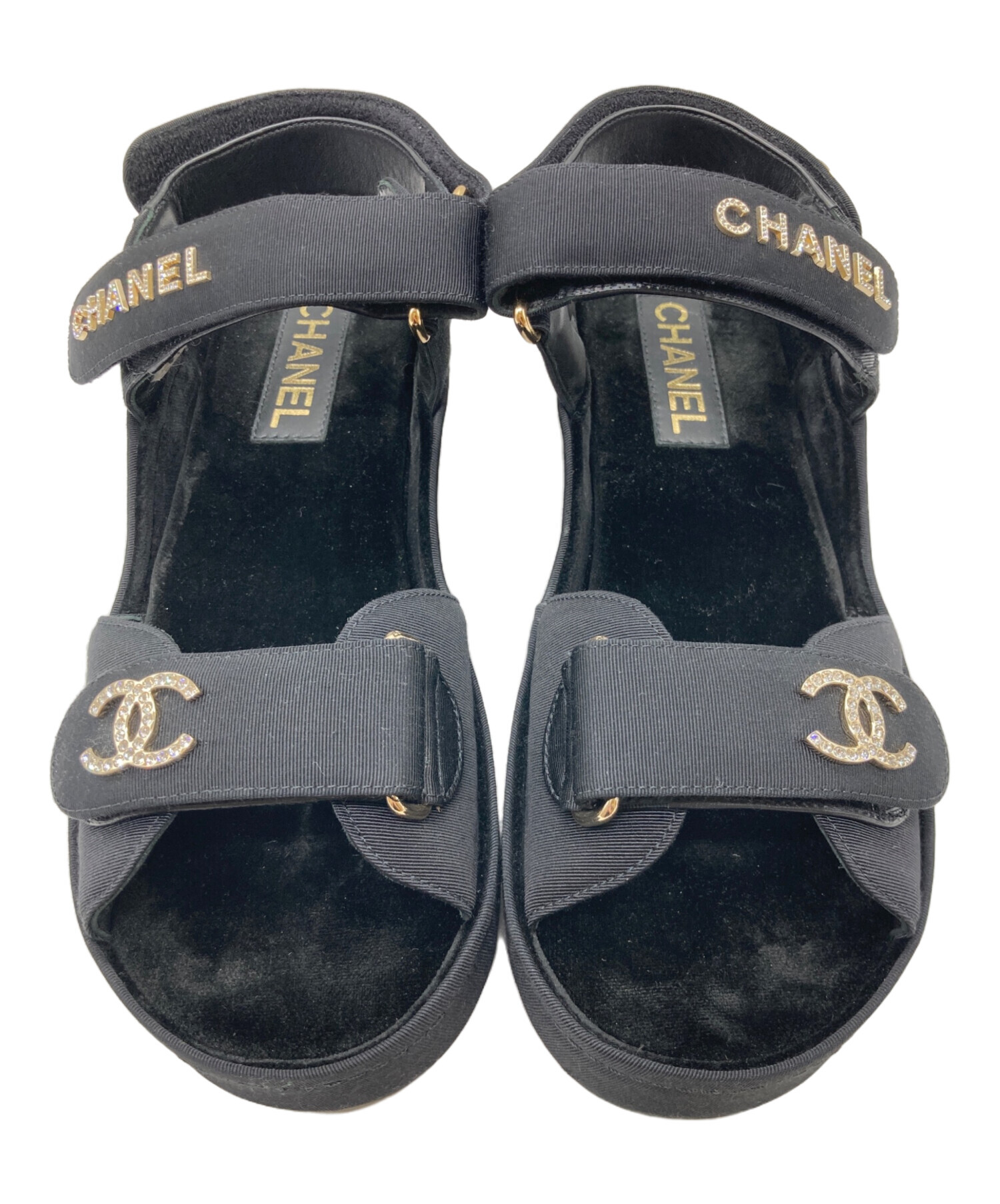 中古・古着通販】CHANEL (シャネル) コマーク レザー×ファブリック