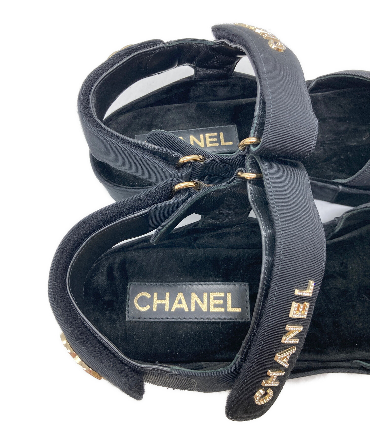中古・古着通販】CHANEL (シャネル) コマーク レザー×ファブリック