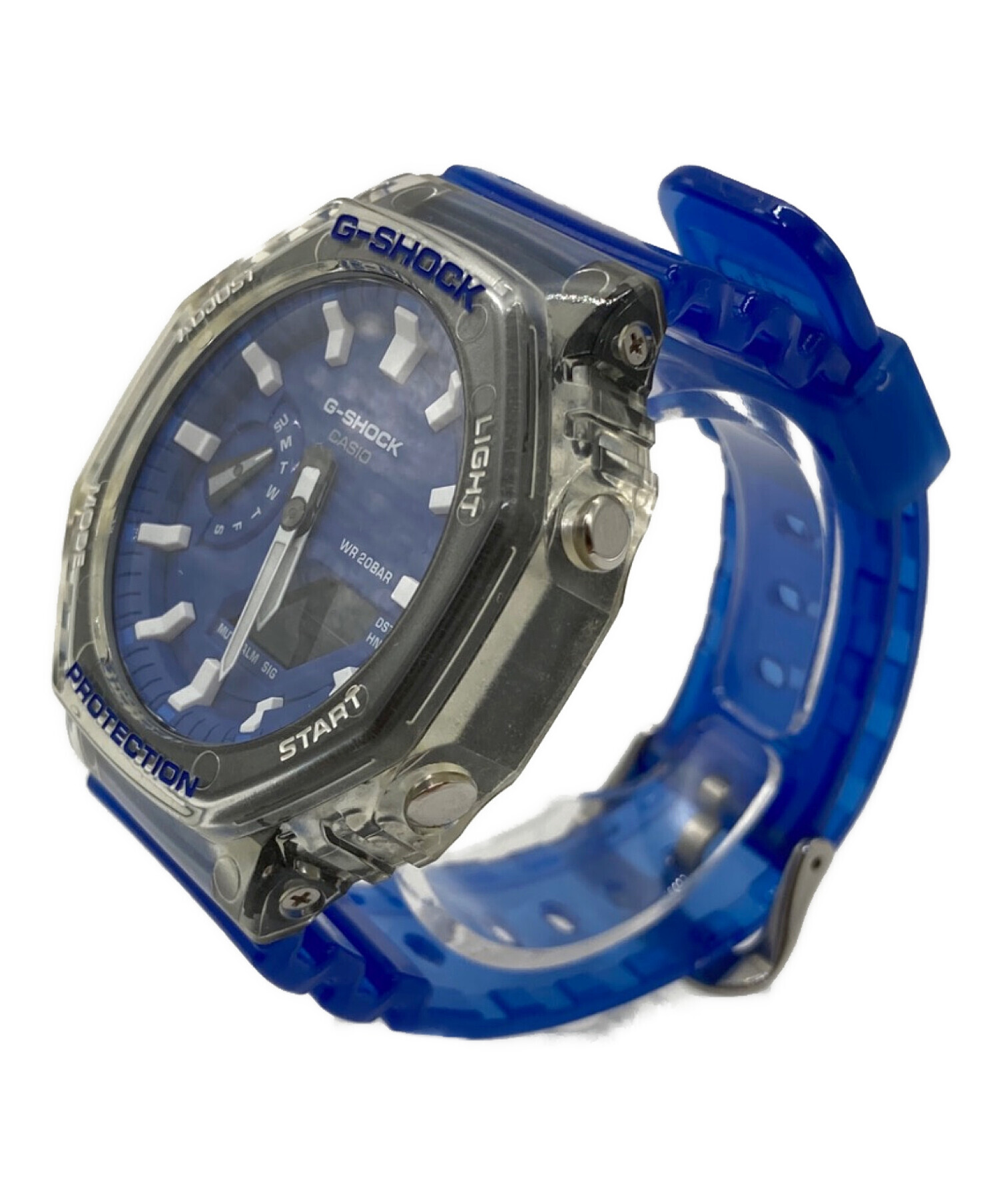 中古・古着通販】CASIO (カシオ) 腕時計 GA-2100HC-2AJF 5611 ブルー 
