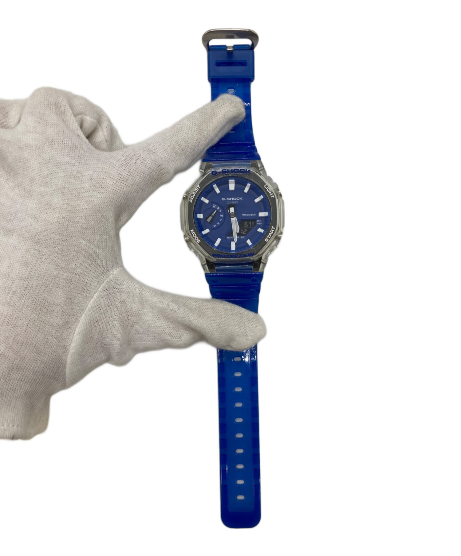 中古・古着通販】CASIO (カシオ) 腕時計 GA-2100HC-2AJF 5611 ブルー 