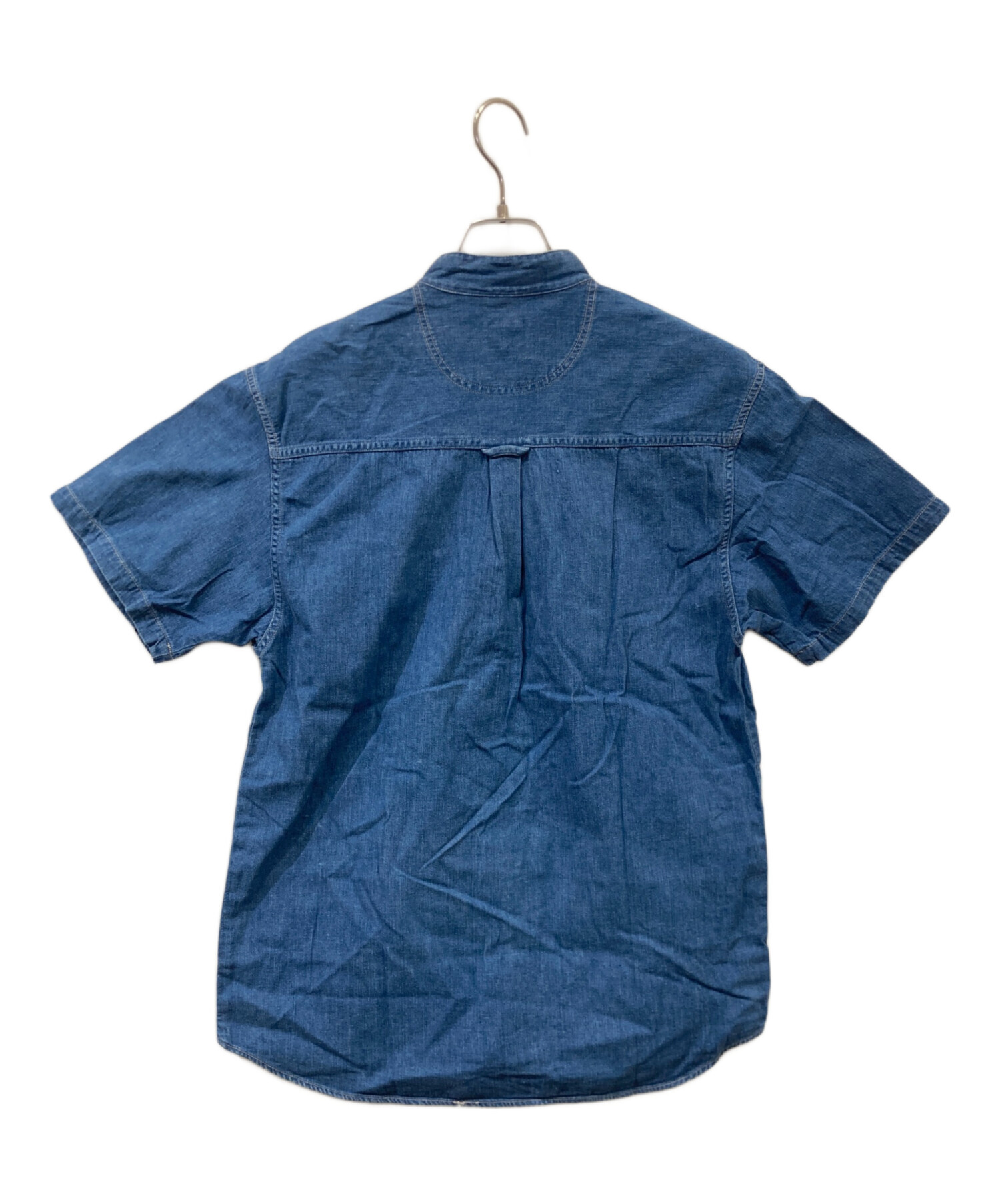 中古・古着通販】orSlow (オアスロウ) スタンドカラー半袖シャツ