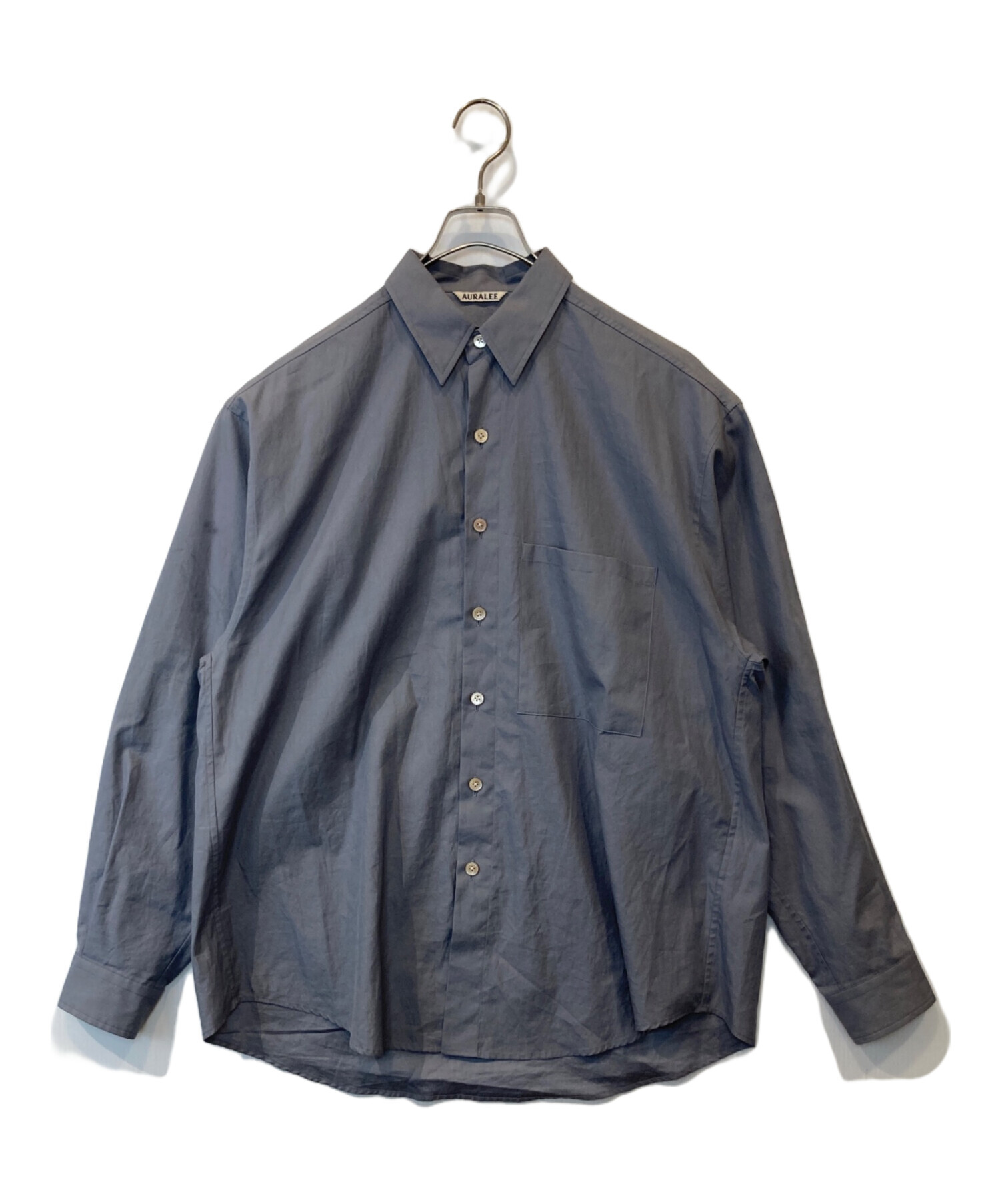 トップス WASHED FINX TWILL BIG SHIRTS A20SS07TN 中古・古着通販】AURALEE (オーラリー) WASHED FINX TWILL BIG SHIRTS