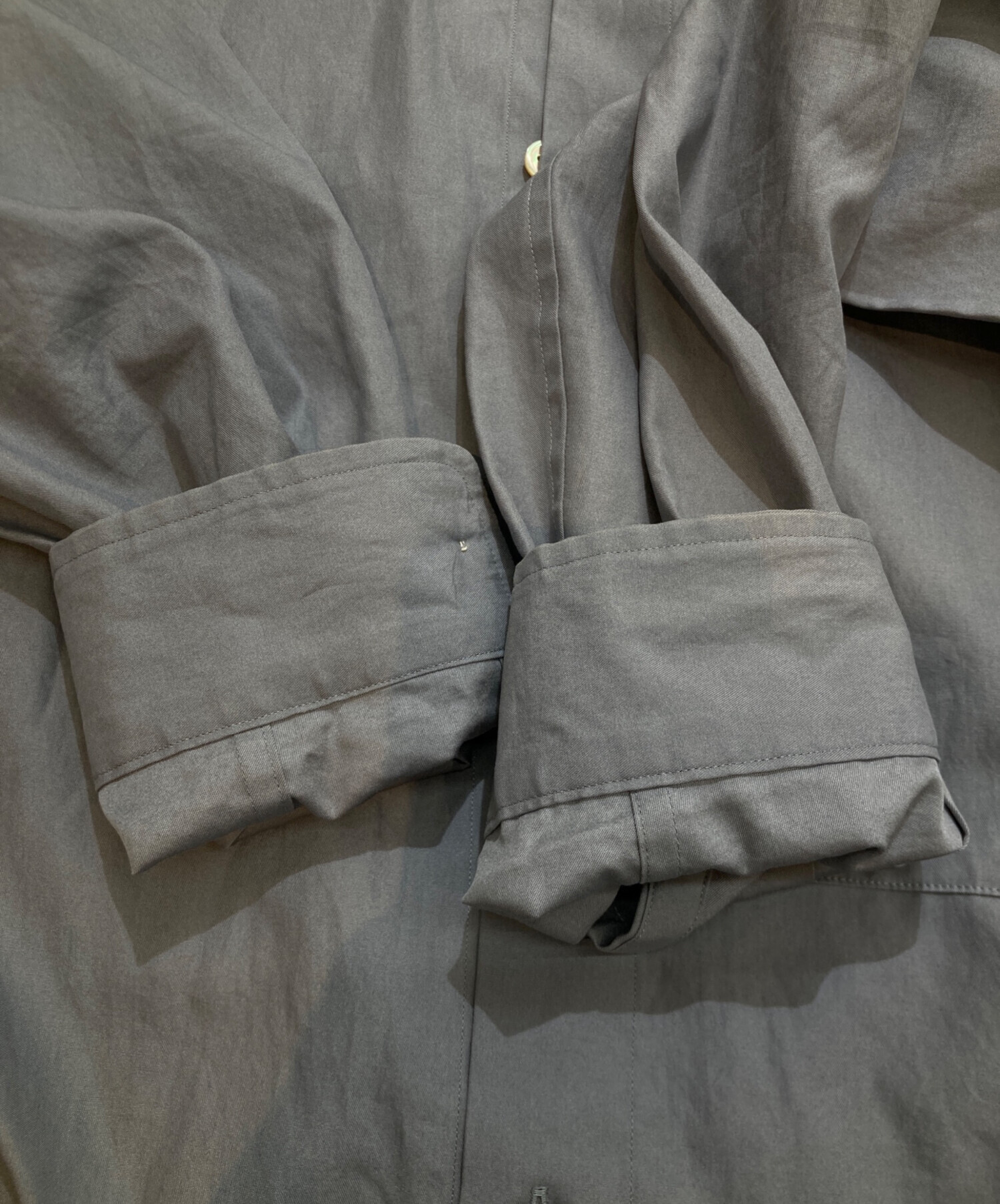 中古・古着通販】AURALEE (オーラリー) WASHED FINX TWILL BIG SHIRTS