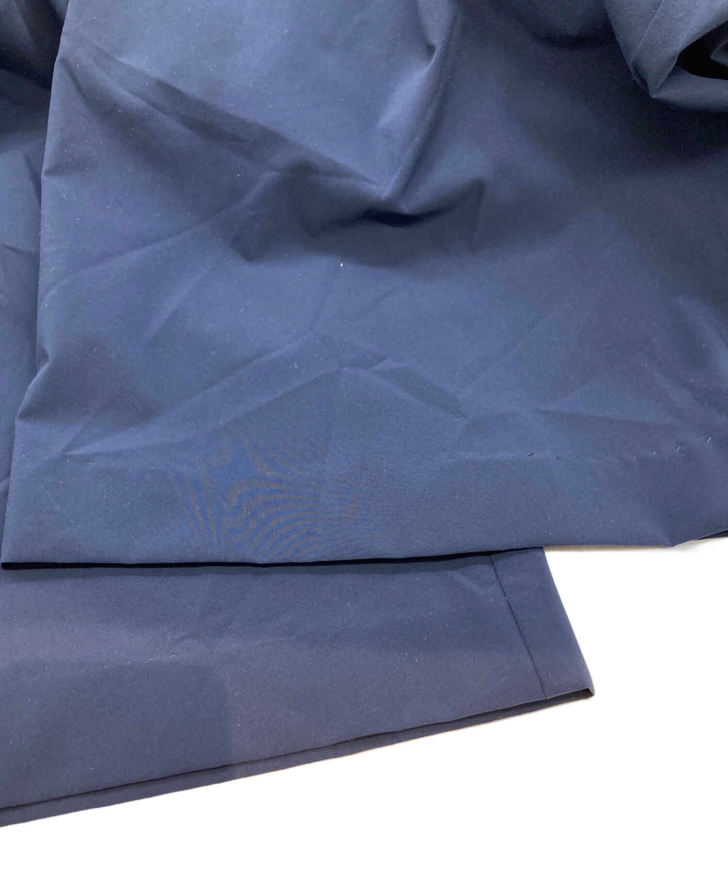 中古・古着通販】CADUNE (カデュネ) 袖フリルオールインワン ネイビー 