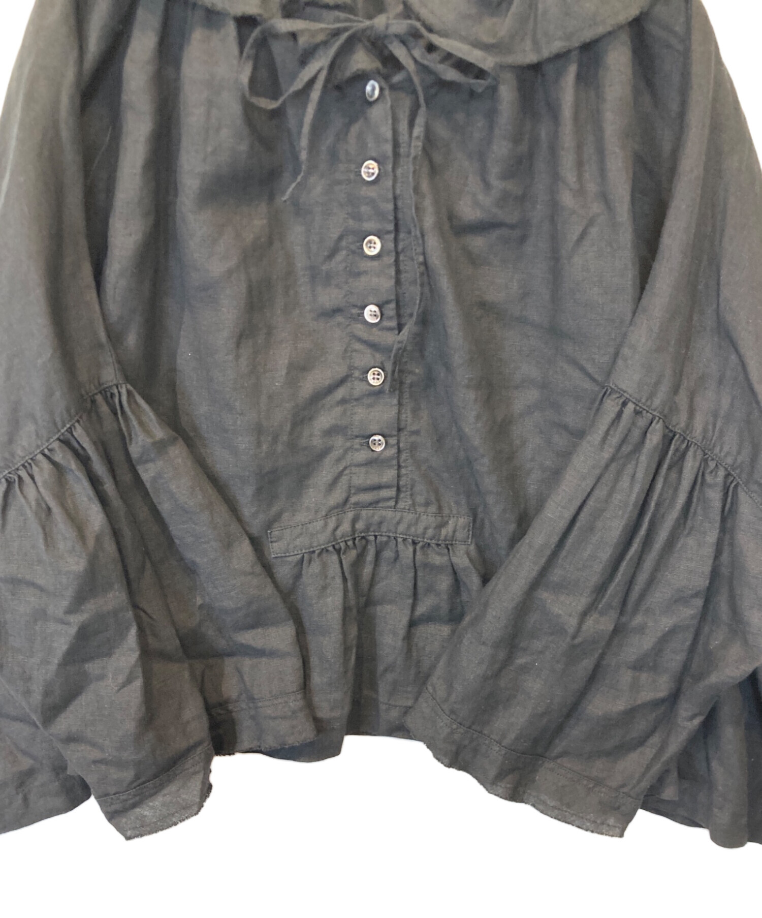 中古・古着通販】nest Robe (ネストローブ) リネンラッフルカラー