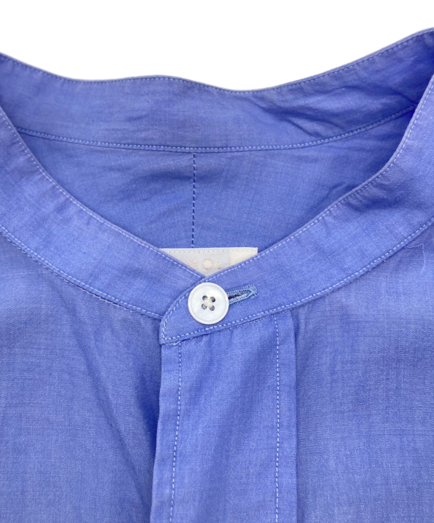 中古・古着通販】COMOLI (コモリ) バンドカラーシャツ T01-02002