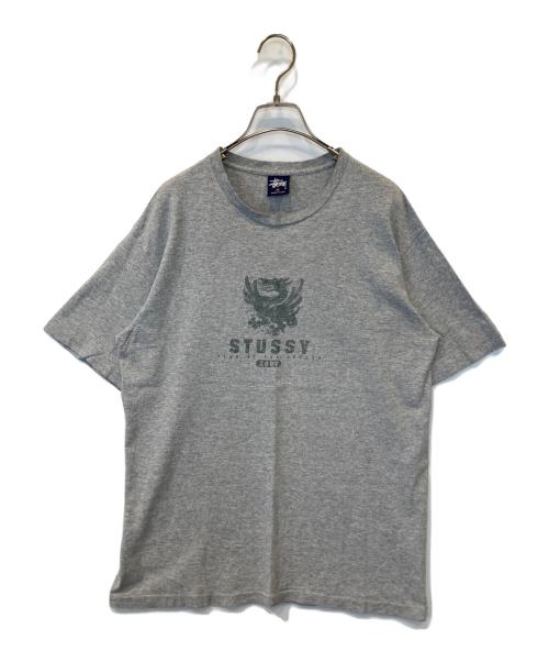 中古・古着通販】stussy (ステューシー) 紺タグ プリントTシャツ