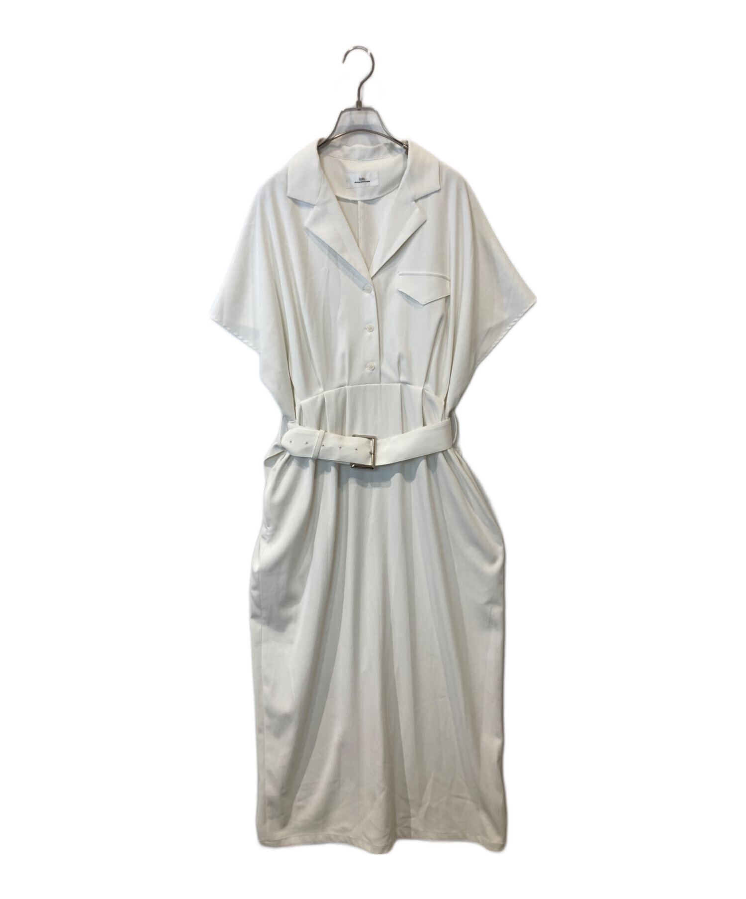 井川遥さんプロデュースブランドloinワンピース blue gray 36新品