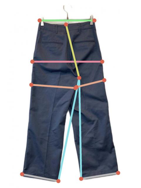 中古・古着通販】HYKE (ハイク) T/C TWILL ARMY CHINOS 13234 パンツ