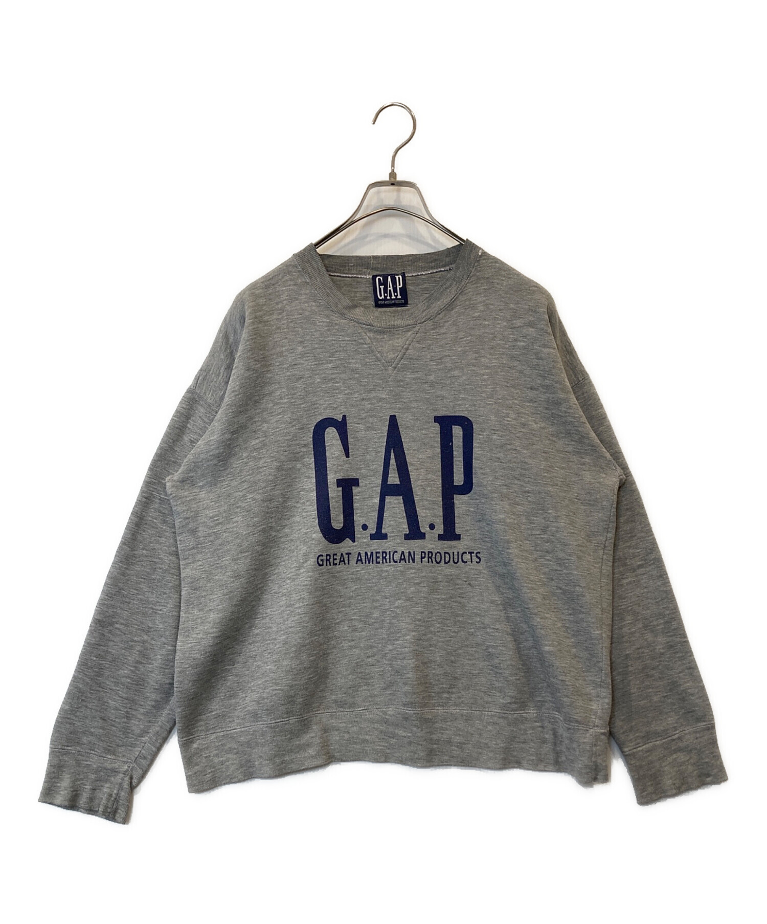 中古・古着通販】GAP (ギャップ) デカロゴスウェット グレー サイズ