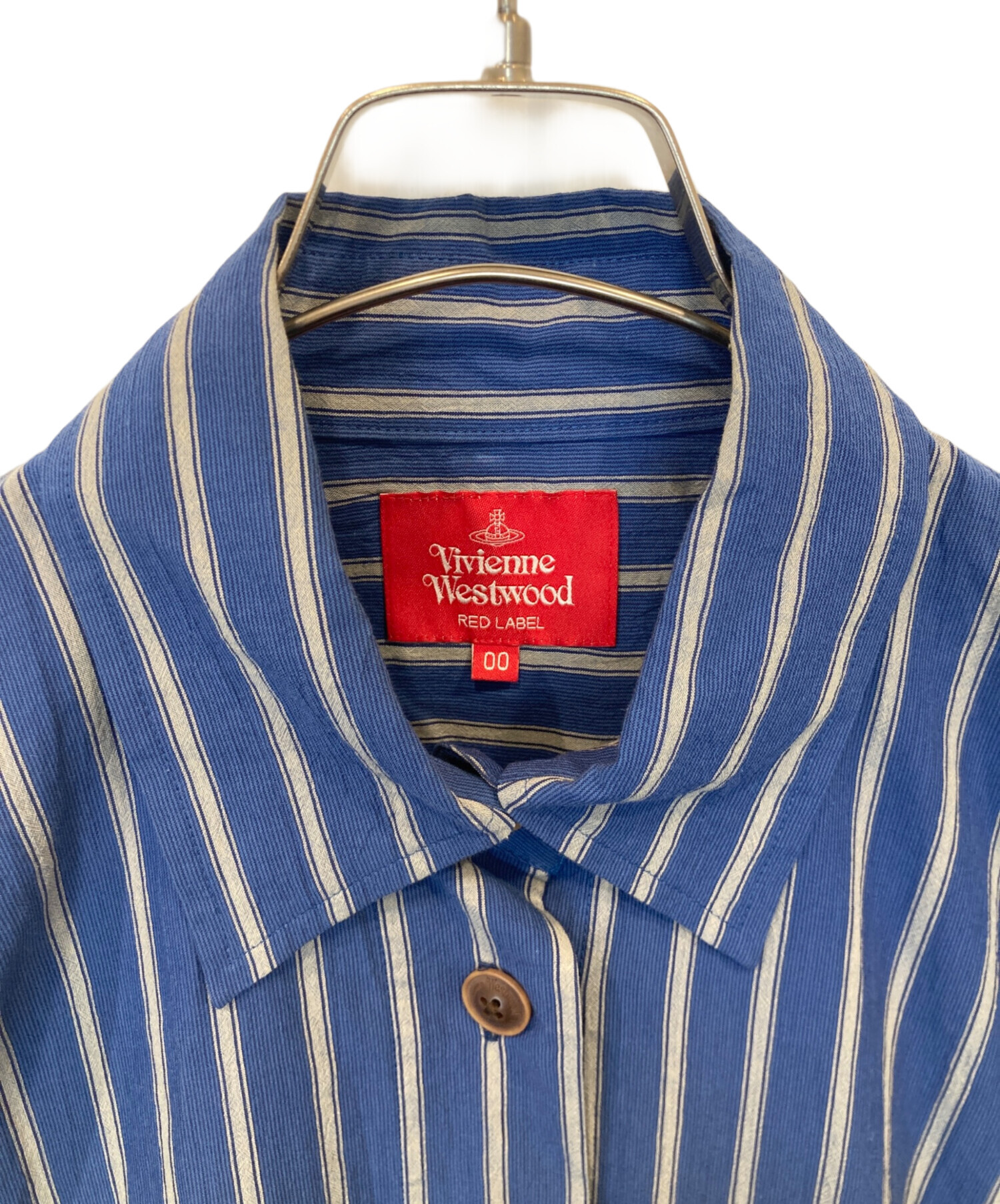 Vivienne Westwood RED LABEL シャツワンピース　襟付き 中古・古着通販】Vivienne Westwood RED LABEL (ヴィヴィアンウエスト