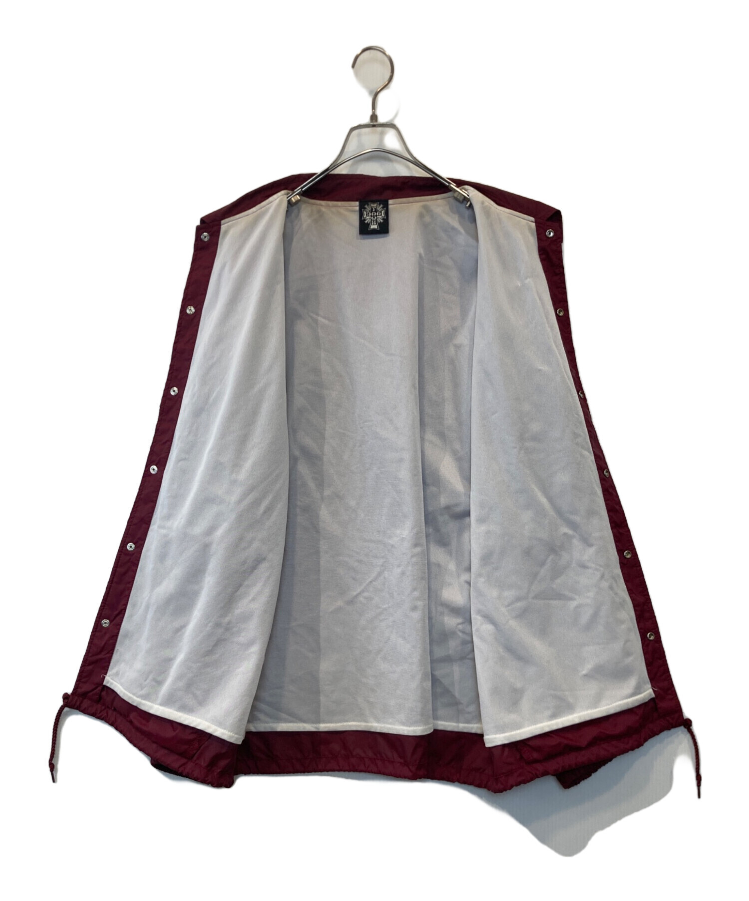 中古・古着通販】DOG TOWN (ドッグ タウン) コーチジャケット ボルドー