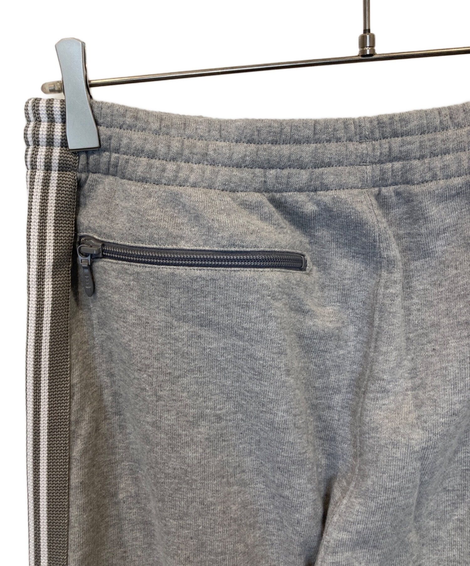 Needles グレー スウェット Sサイズ 中古・古着通販】Needles (ニードルズ) スウェットトラックパンツ