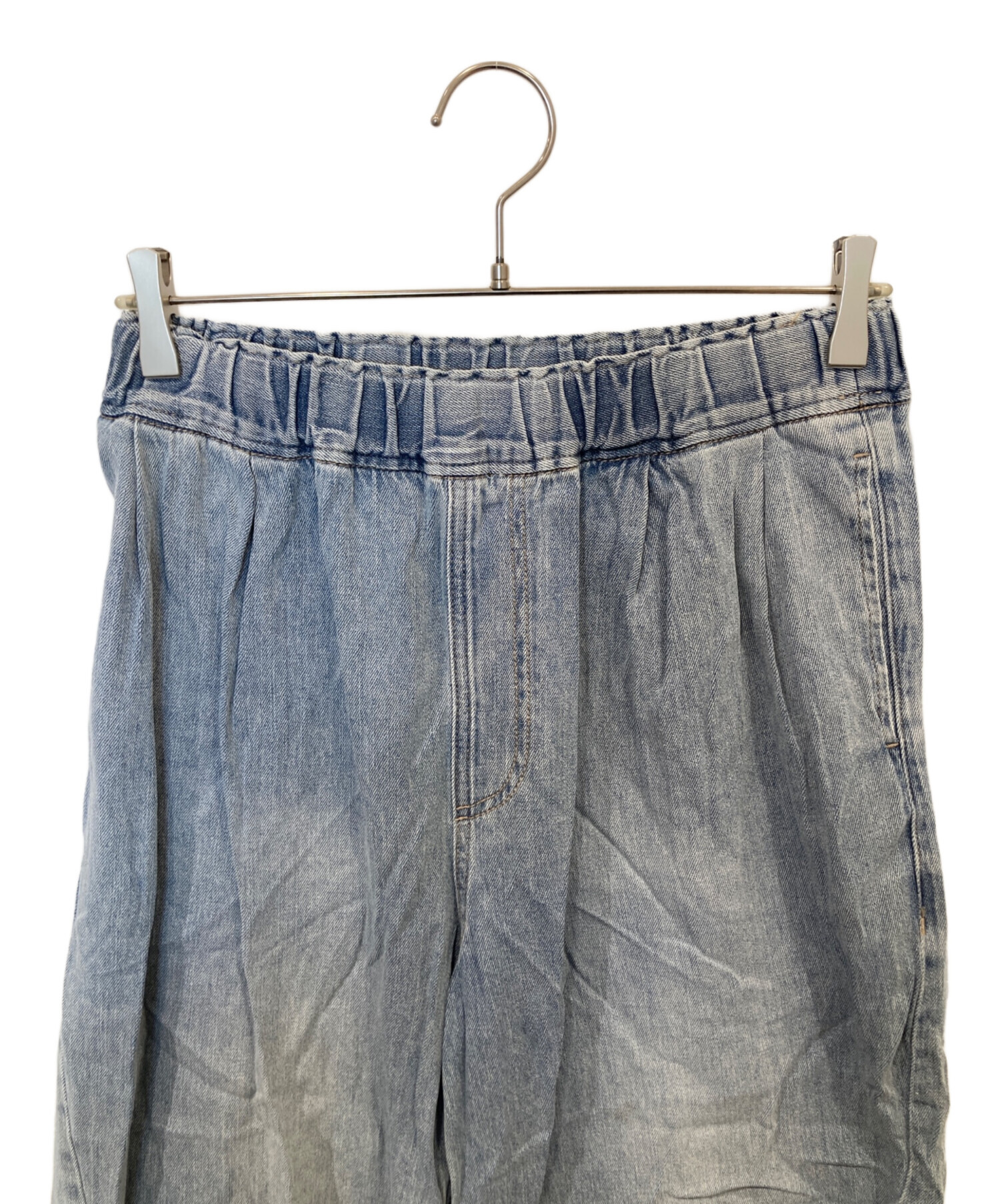 中古・古着通販】pual ce cin (ピュアルセシン) 綿麻デニムイージー