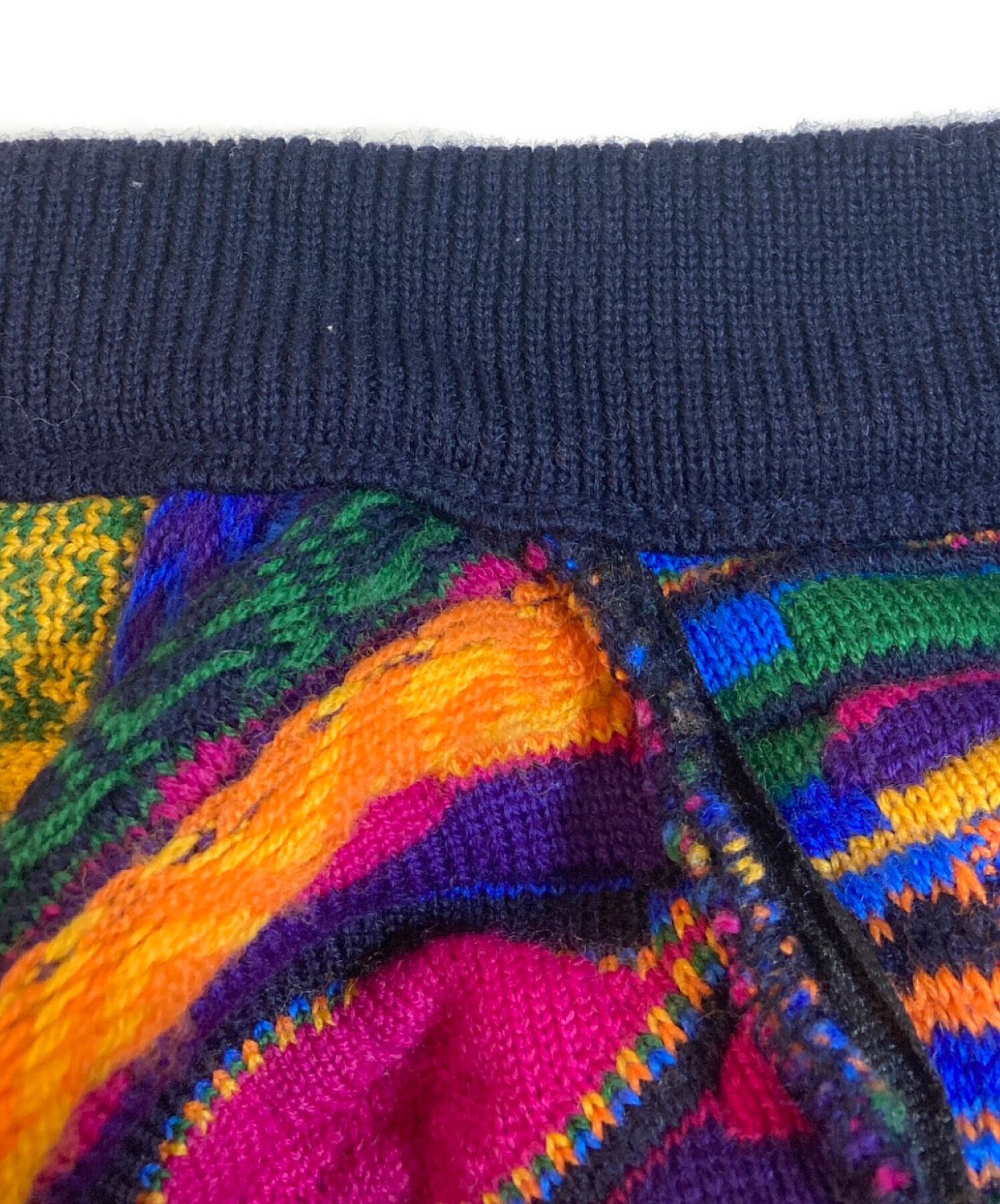 COOGI カーディガン M マルチカラー COOGI◇クージー/3Dニット/レディース合わせ/カーディガン(厚手)/SS