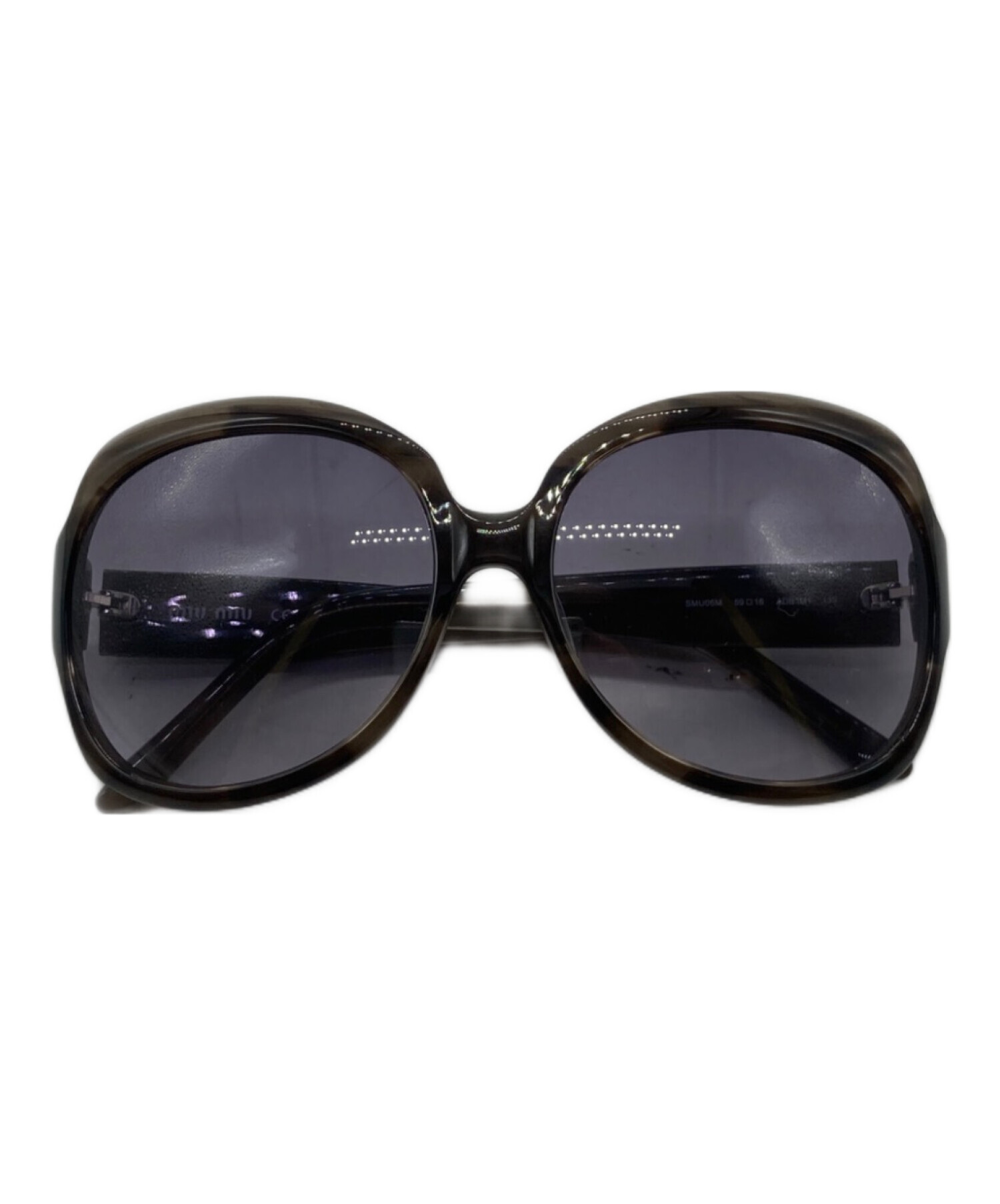 中古・古着通販】MIU MIU (ミュウミュウ) サングラス v ブラック