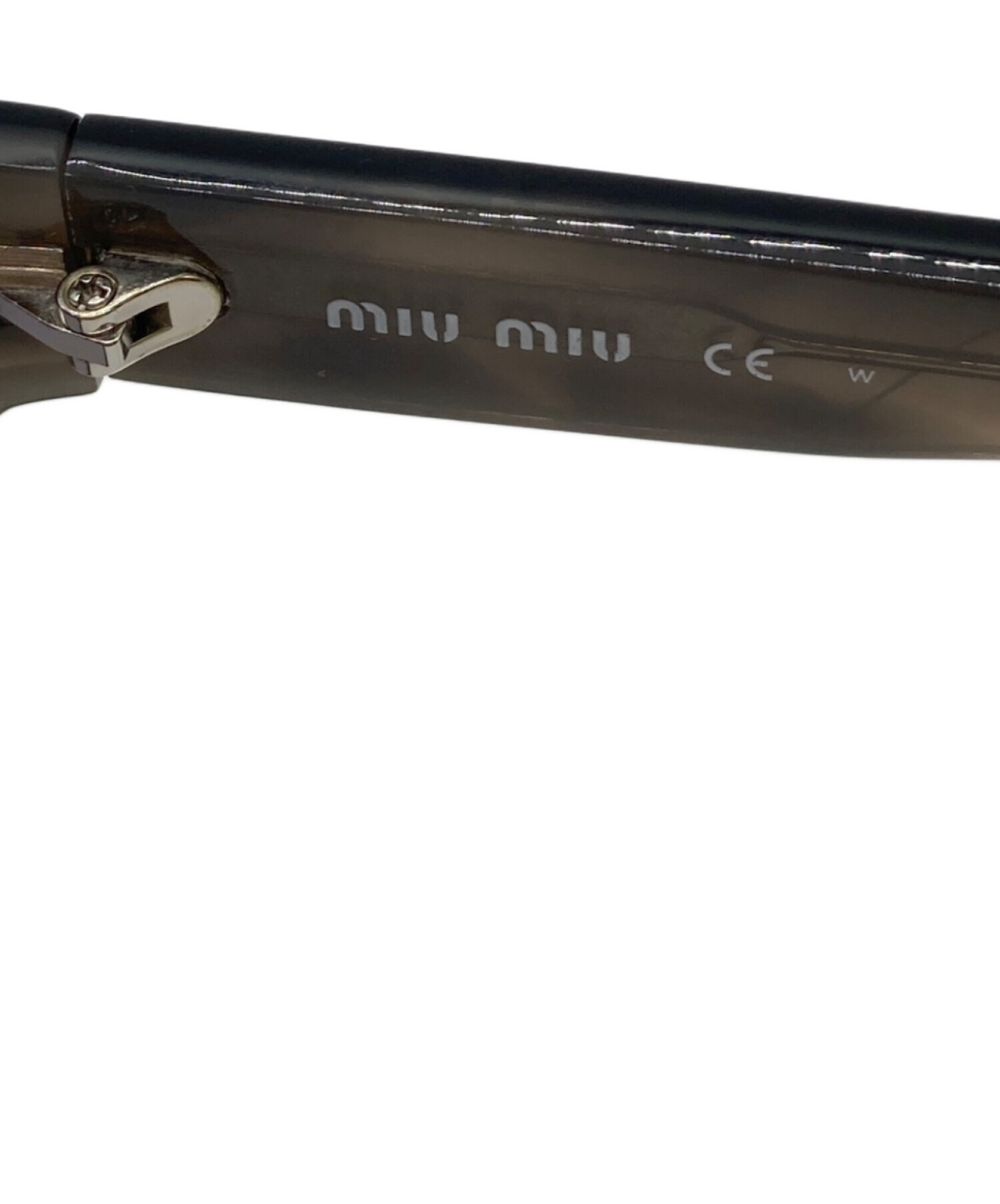 中古・古着通販】MIU MIU (ミュウミュウ) サングラス v ブラック