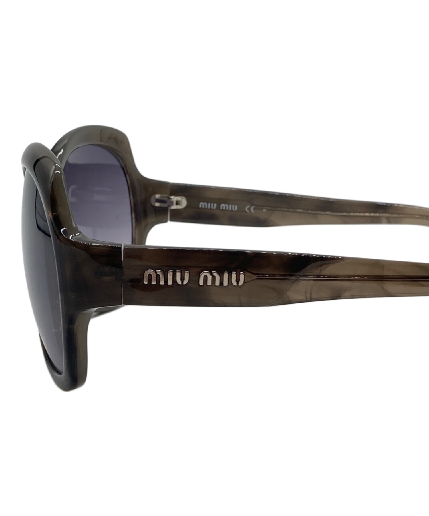 中古・古着通販】MIU MIU (ミュウミュウ) サングラス v ブラック