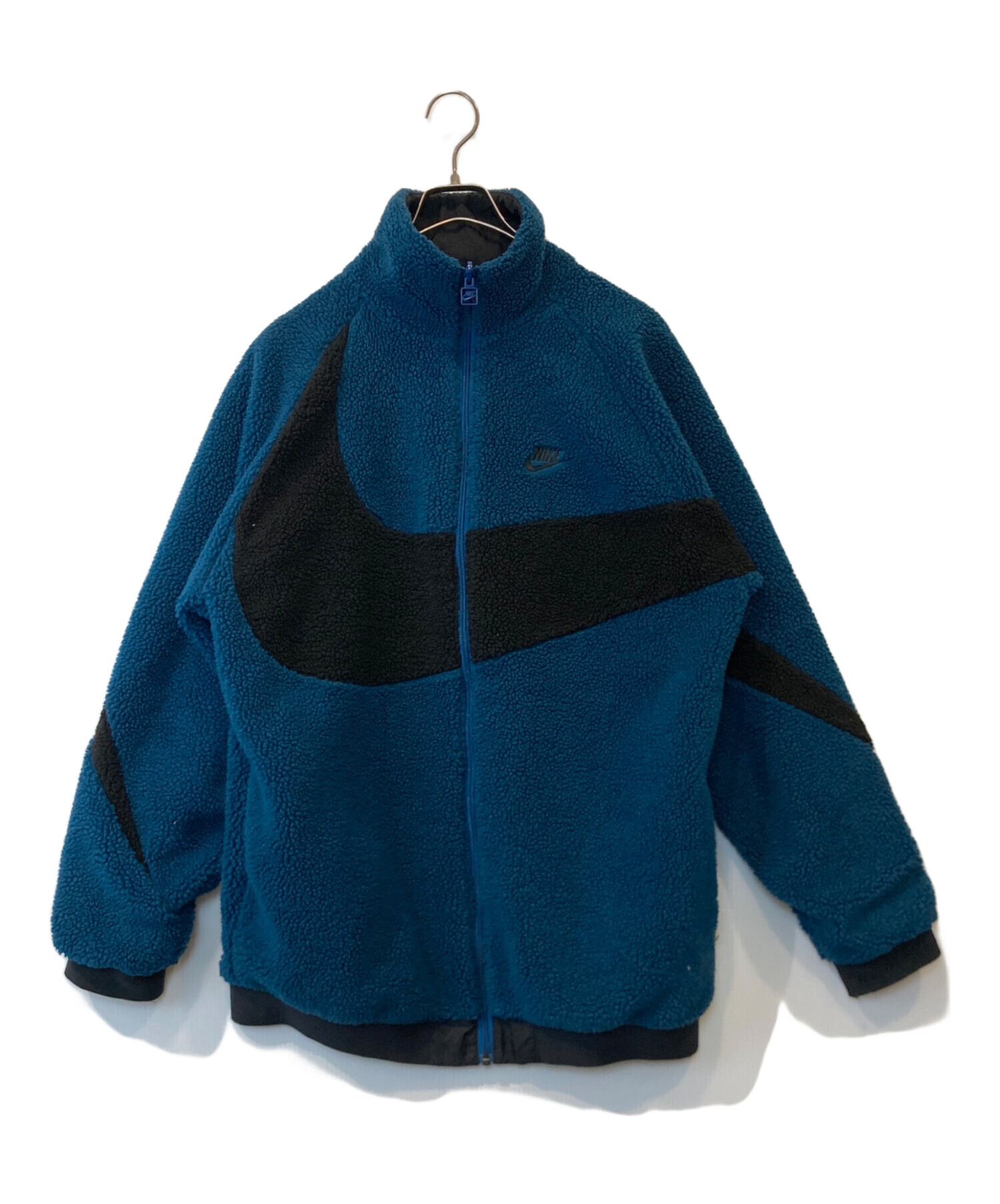 nike reversible swoosh full zip jacket blue
