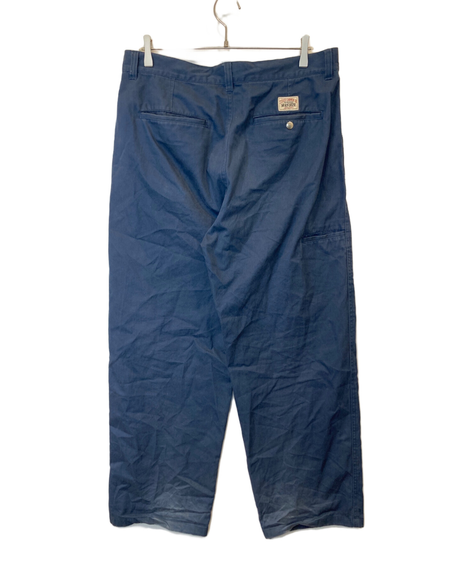 Stüssy ワークパンツ ネイビー 中古・古着通販】stussy (ステューシー) ワークパンツ ネイビー サイズ