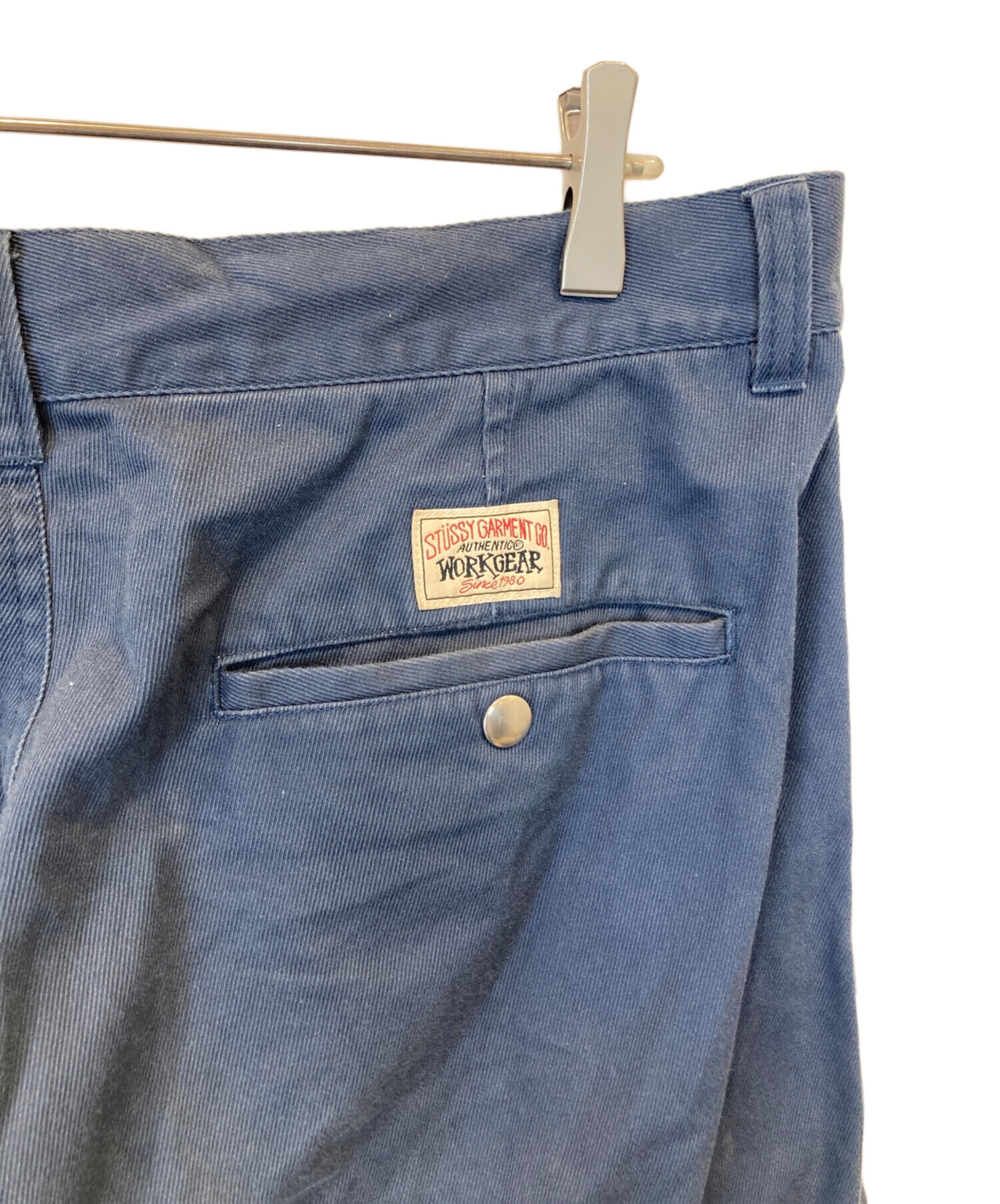 中古・古着通販】stussy (ステューシー) ワークパンツ ネイビー サイズ