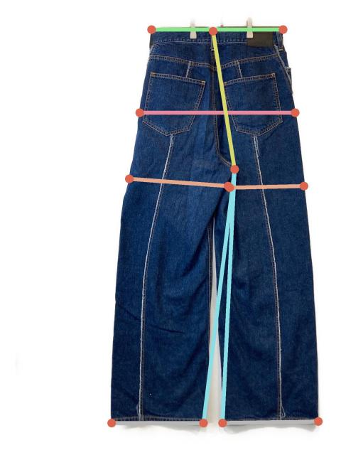 JieDa / ボトム/2/デニム/IDG/無地/Jie-22S-PT01-B/USED LOOSE FIT JEANS 中古・古着通販】Jieda (ジエダ) USED LOOSE FIT JEANS jie-22S-PT01-B