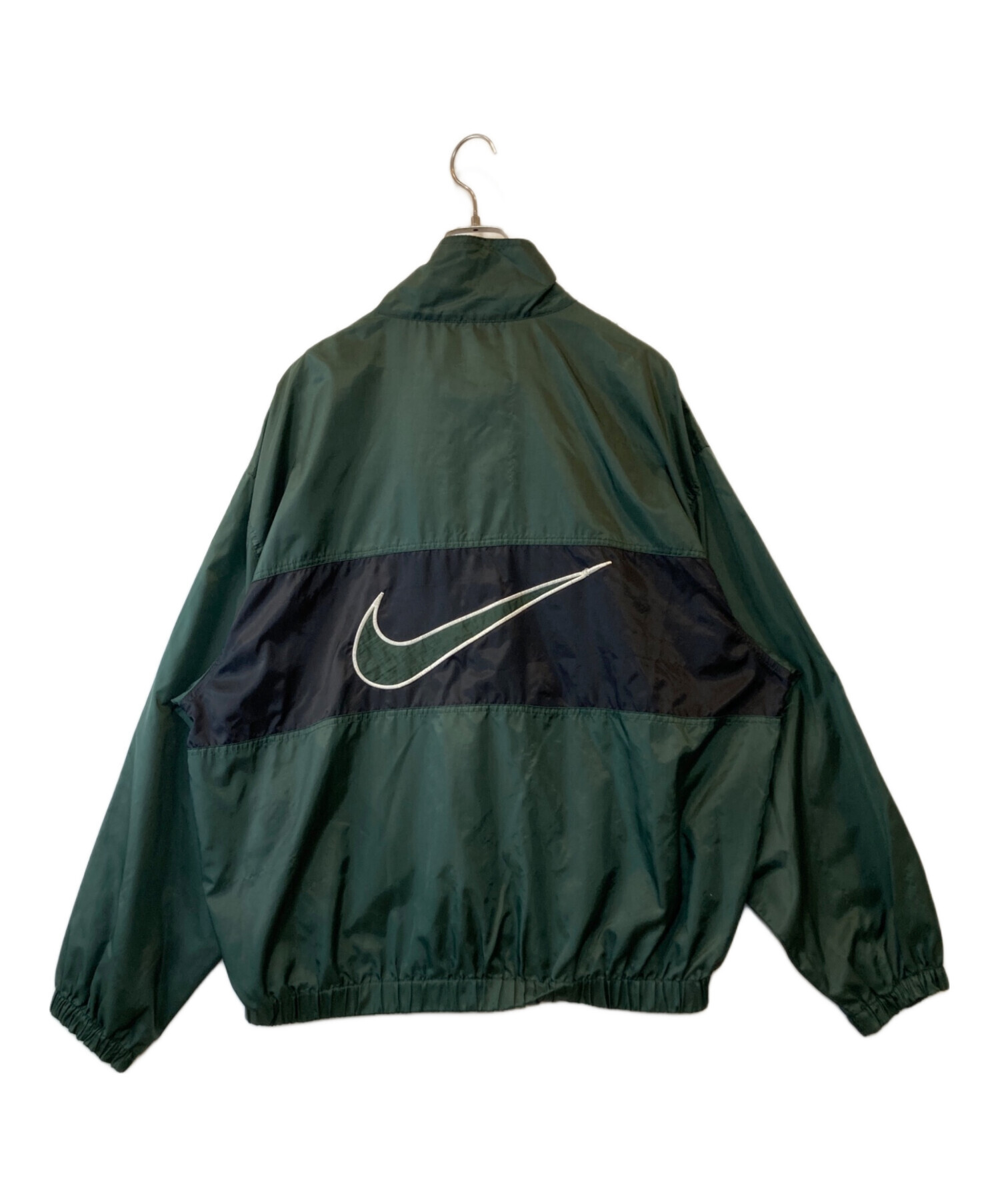 中古・古着通販】NIKE (ナイキ) ナイロンジャケット グリーン サイズ:L