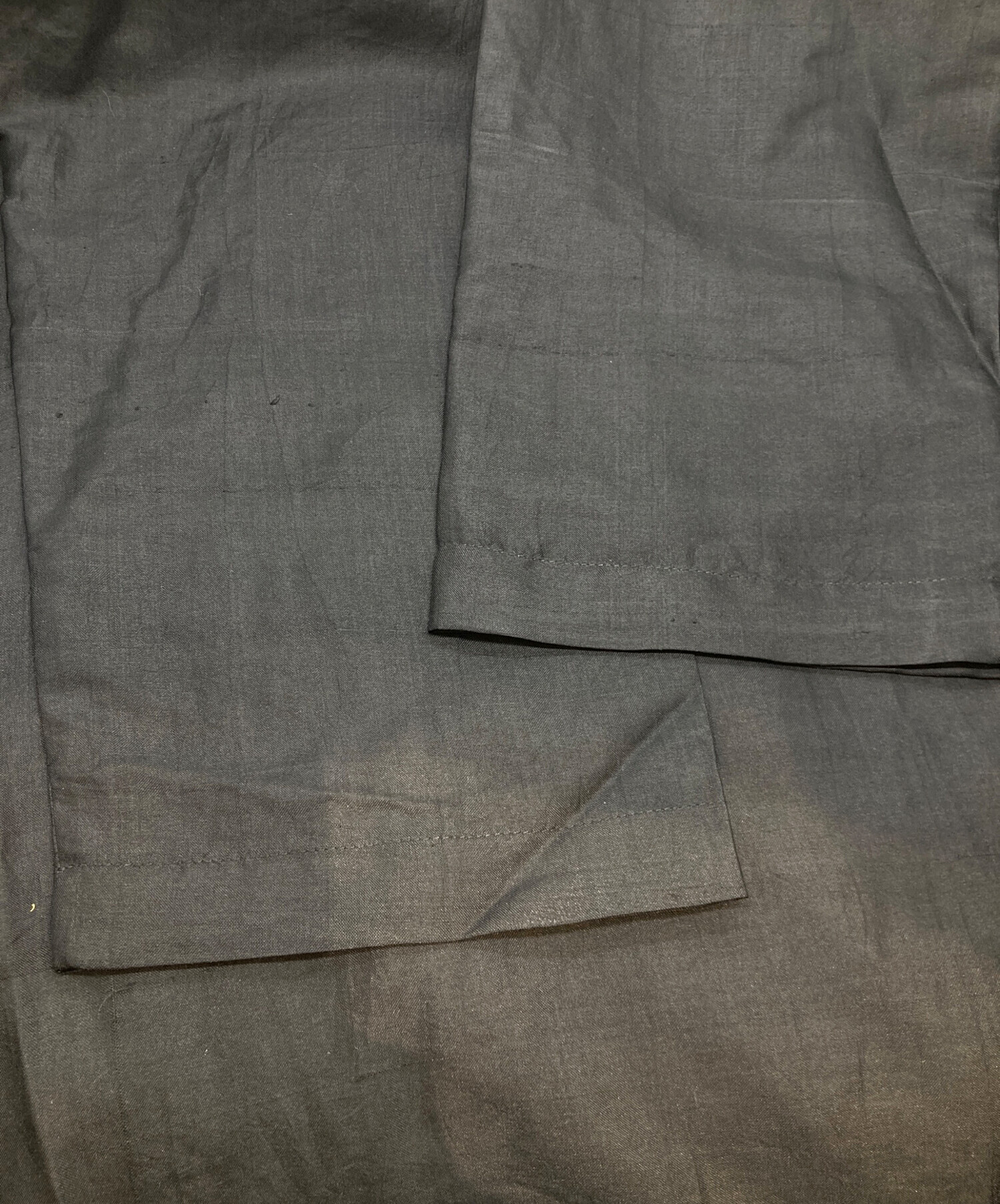 中古・古着通販】BUNON (ブノン) シルクセーラーブラウス ブラック