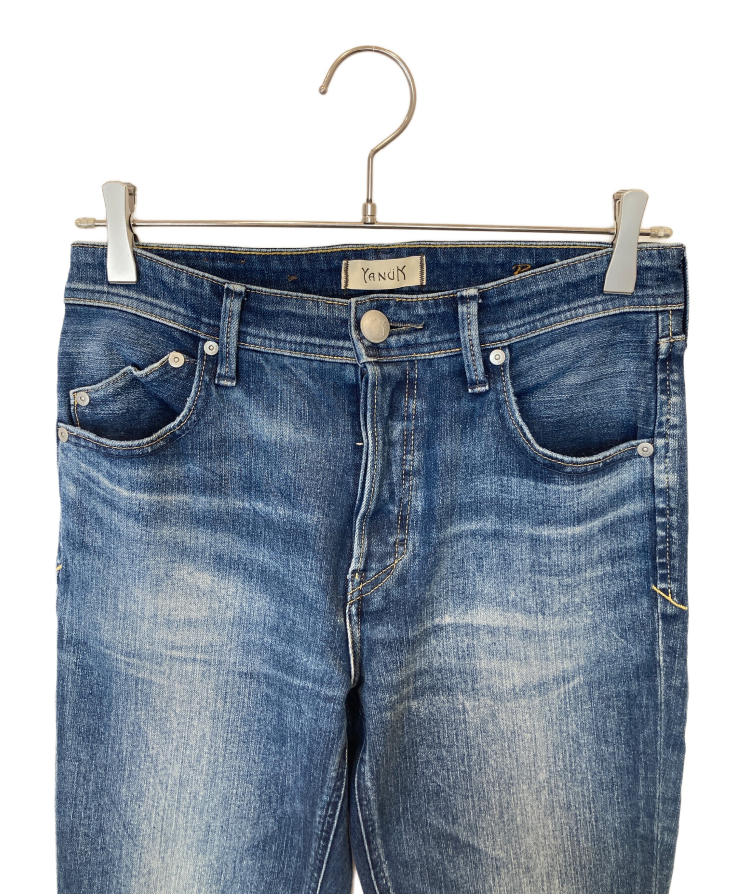 中古・古着通販】YANUK (ヤヌーク) RUTHスリムテーパードデニムパンツ