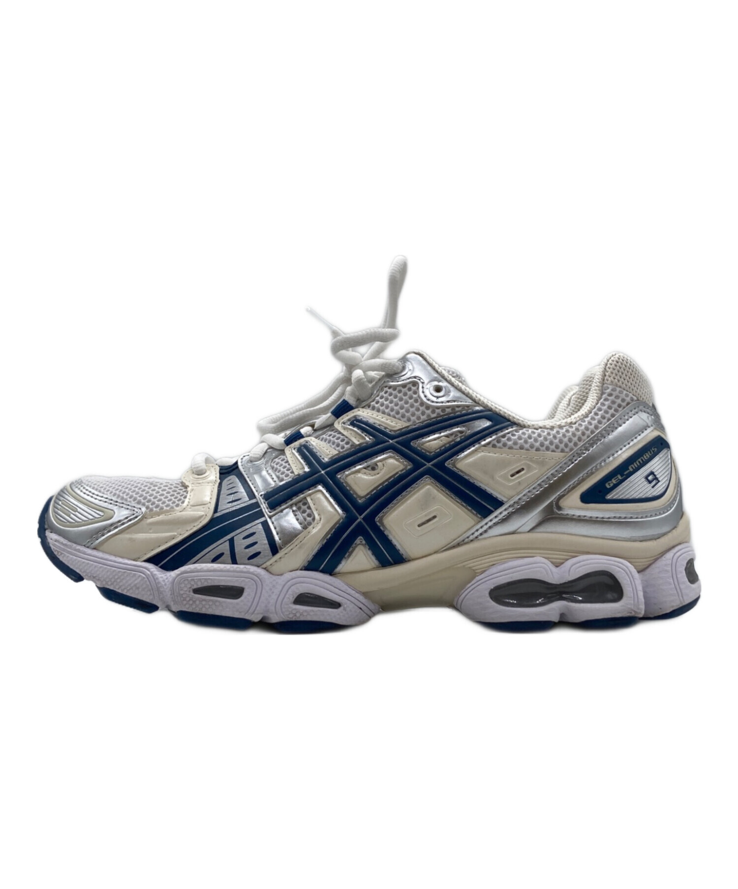 中古・古着通販】asics (アシックス) GEL-NIMBUS 9 1202A278 シルバー 
