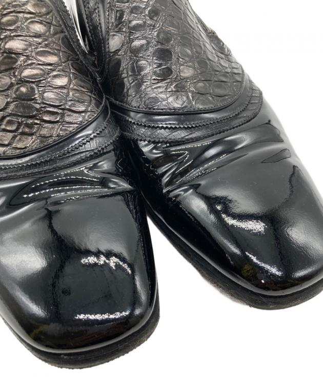 中古・古着通販】GUCCI (グッチ) クロコリザードローファー 236494