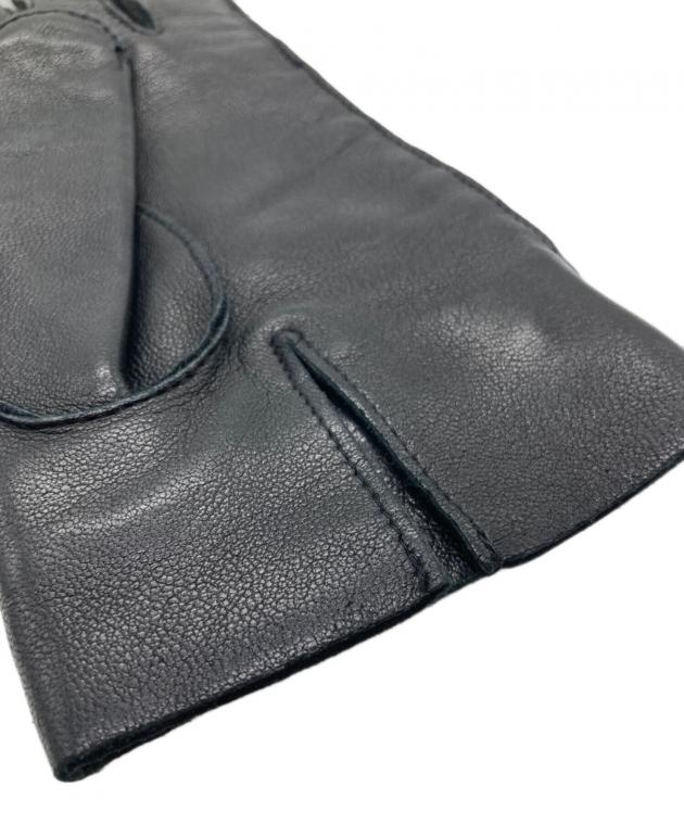 中古・古着通販】GUCCI (グッチ) ホースビット付レザーグローブ