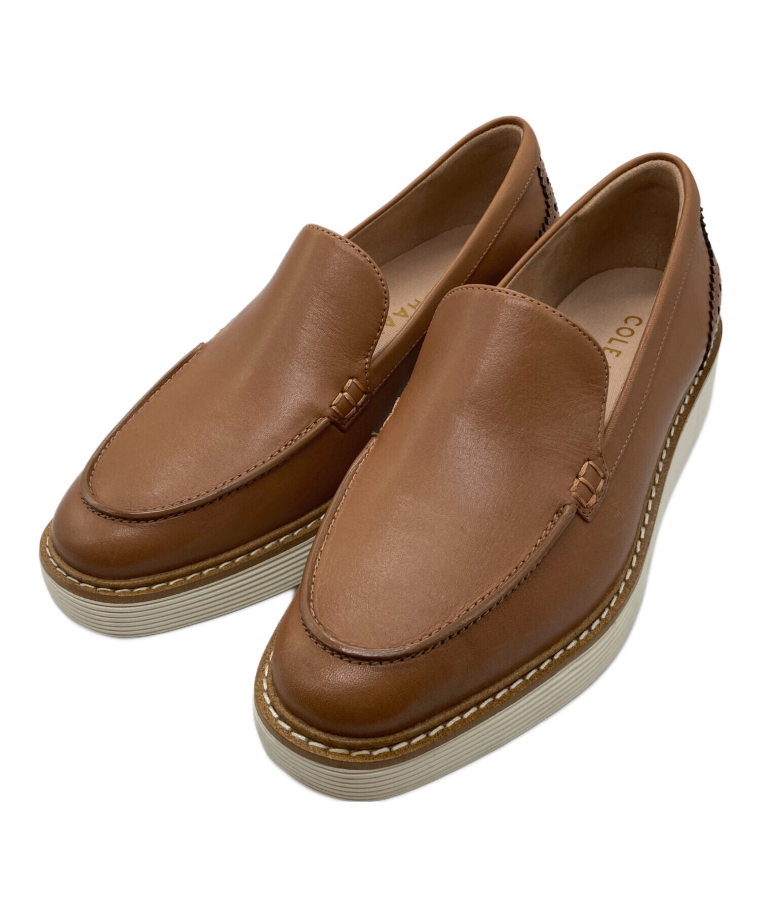 COLE HAAN ブラウン ローファー　スリッポン 中古・古着通販】COLE HAAN (コールハーン) オリジナルグランド