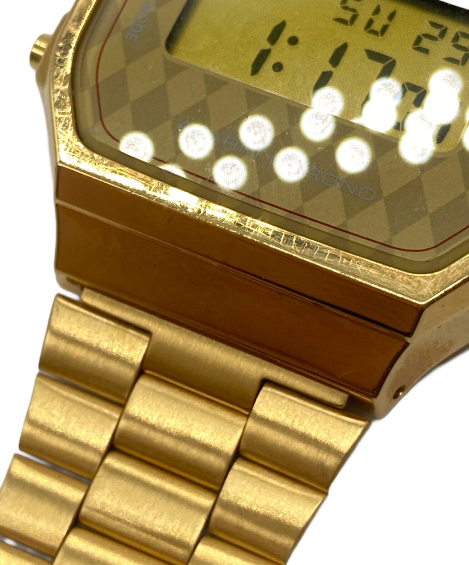 中古・古着通販】CASIO (カシオ) デジタルウォッチ A168 ゴールド