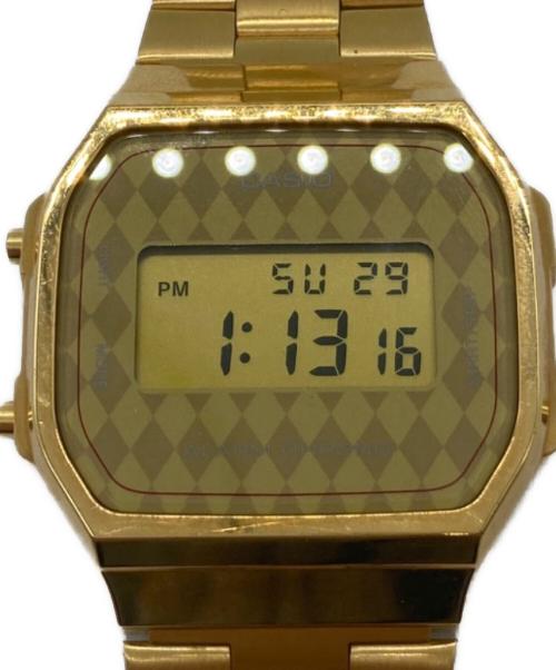 CASIO デジタルウォッチ1572 A168 ゴールド腕時計 マレーシア 中古・古着通販】CASIO (カシオ) デジタルウォッチ A168 ゴールド