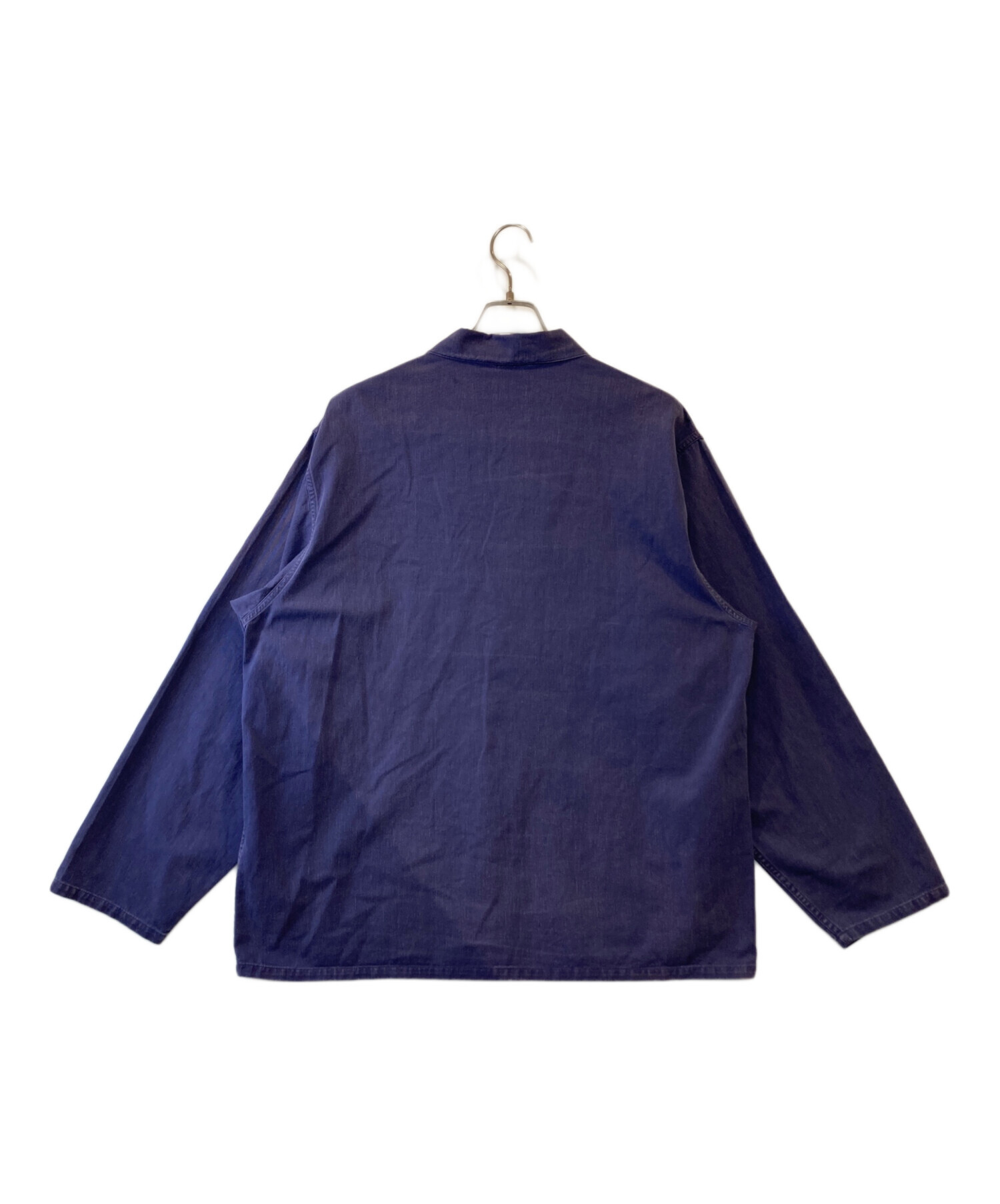 COMOLI コットンドリル ワークジャケット X01-01016 サイズ2 COMOLI X01-01016 コットンドリル ワークジャケット color:FADE BLUE