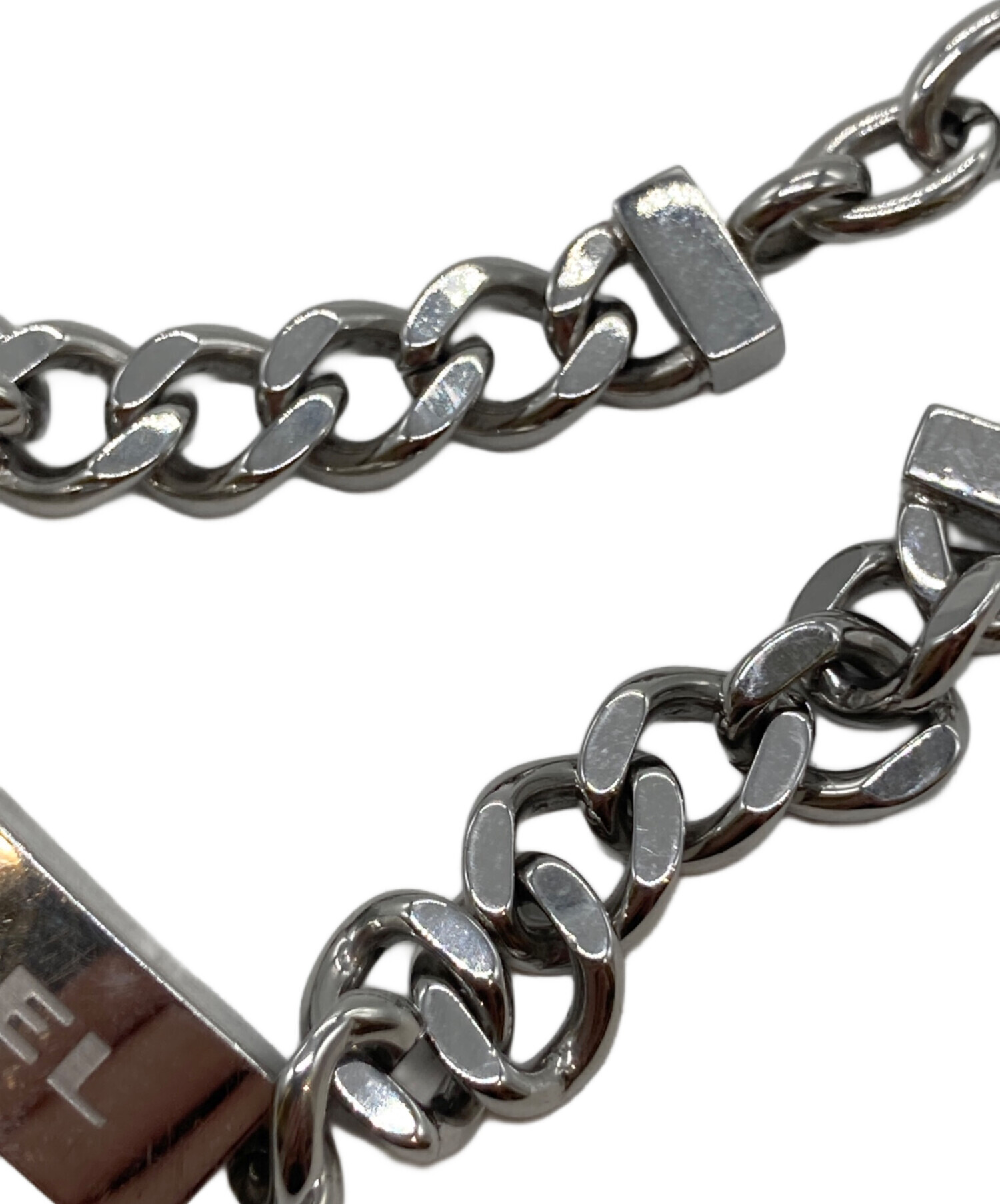 中古・古着通販】DIESEL (ディーゼル) ロゴプレート＆チェーン